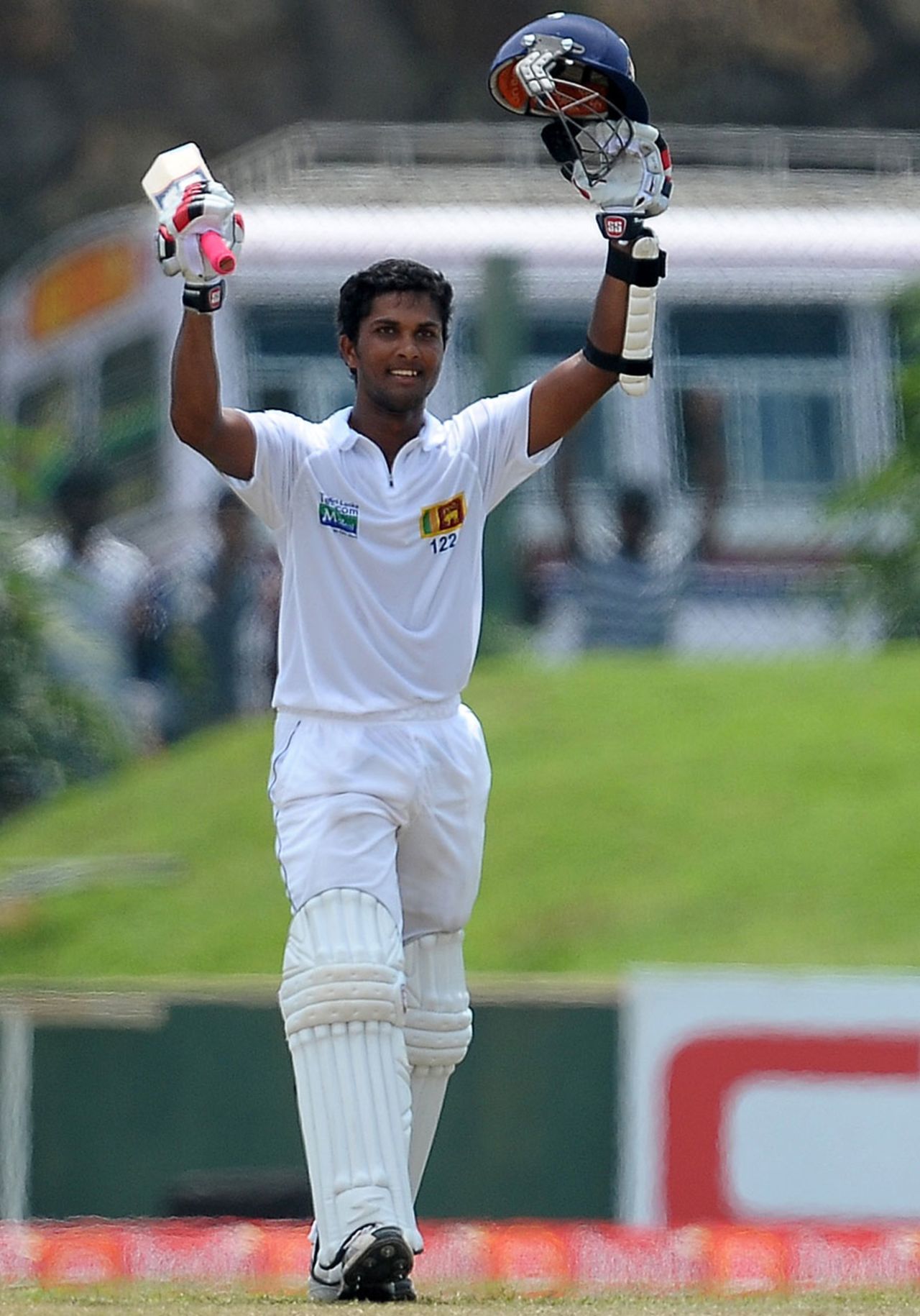 Dinesh Chandimal raced towards his century, Sri Lanka v Bangladesh, 1st Test, Galle, 2nd day, March 9, 2013
