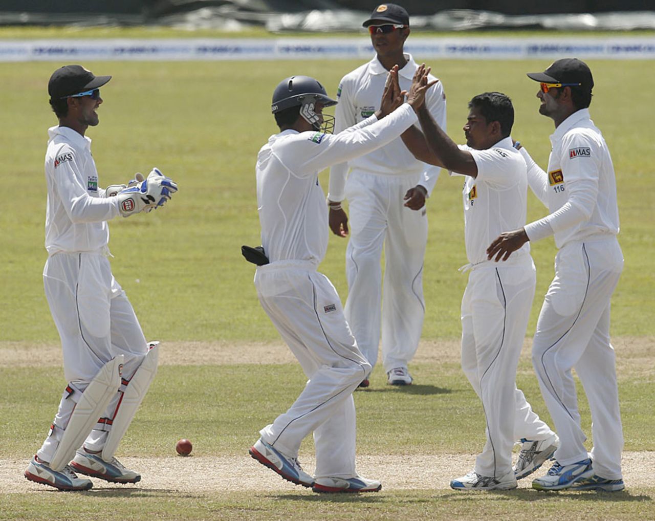 Rangana Herath got a wicket in the morning session, Sri Lanka v Bangladesh, 1st Test, Galle, 3rd day, March 10, 2013