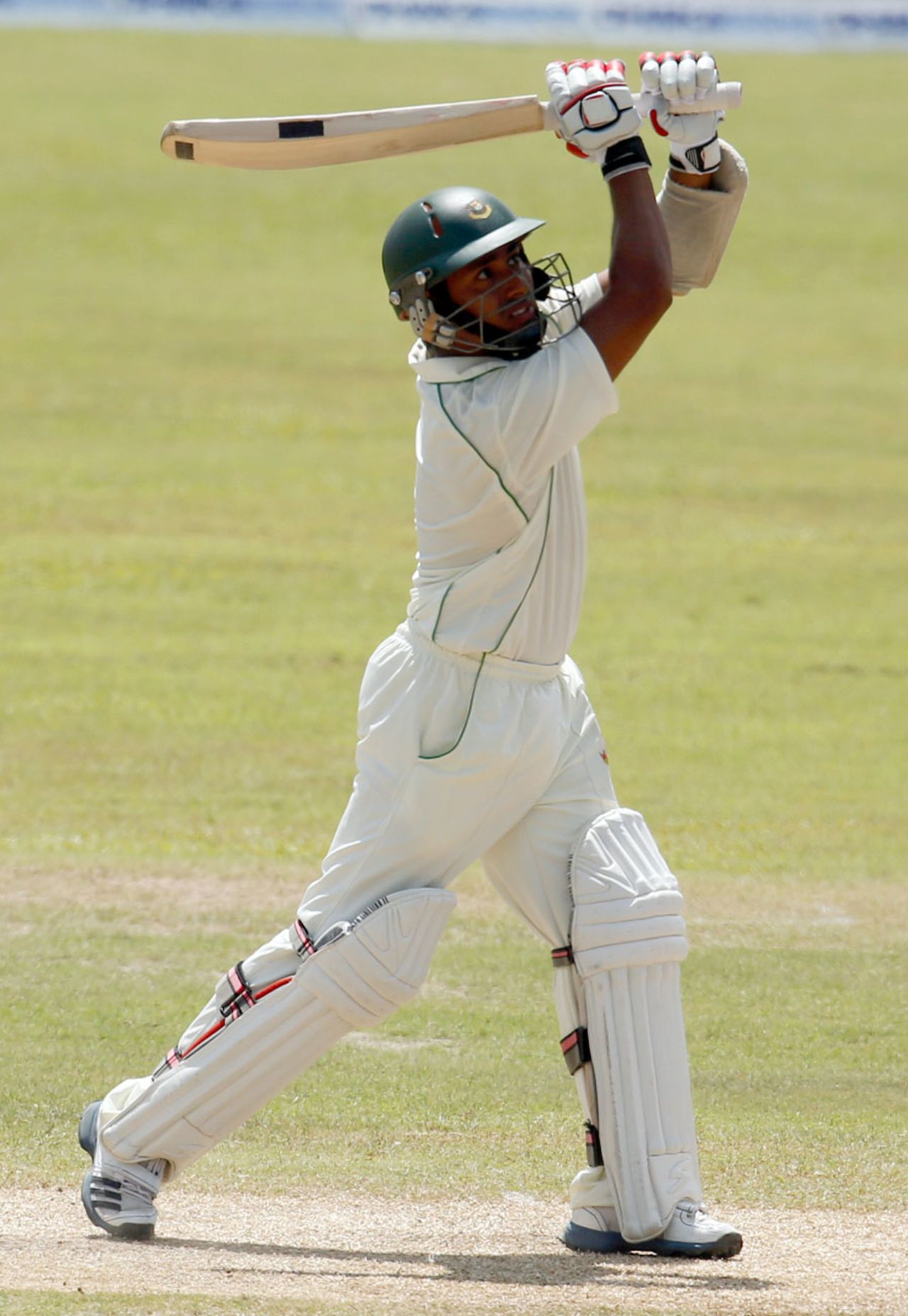 Mohammad Ashraful hits down the ground, Sri Lanka v Bangladesh, 1st Test, Day 3, Galle, March 10, 2013