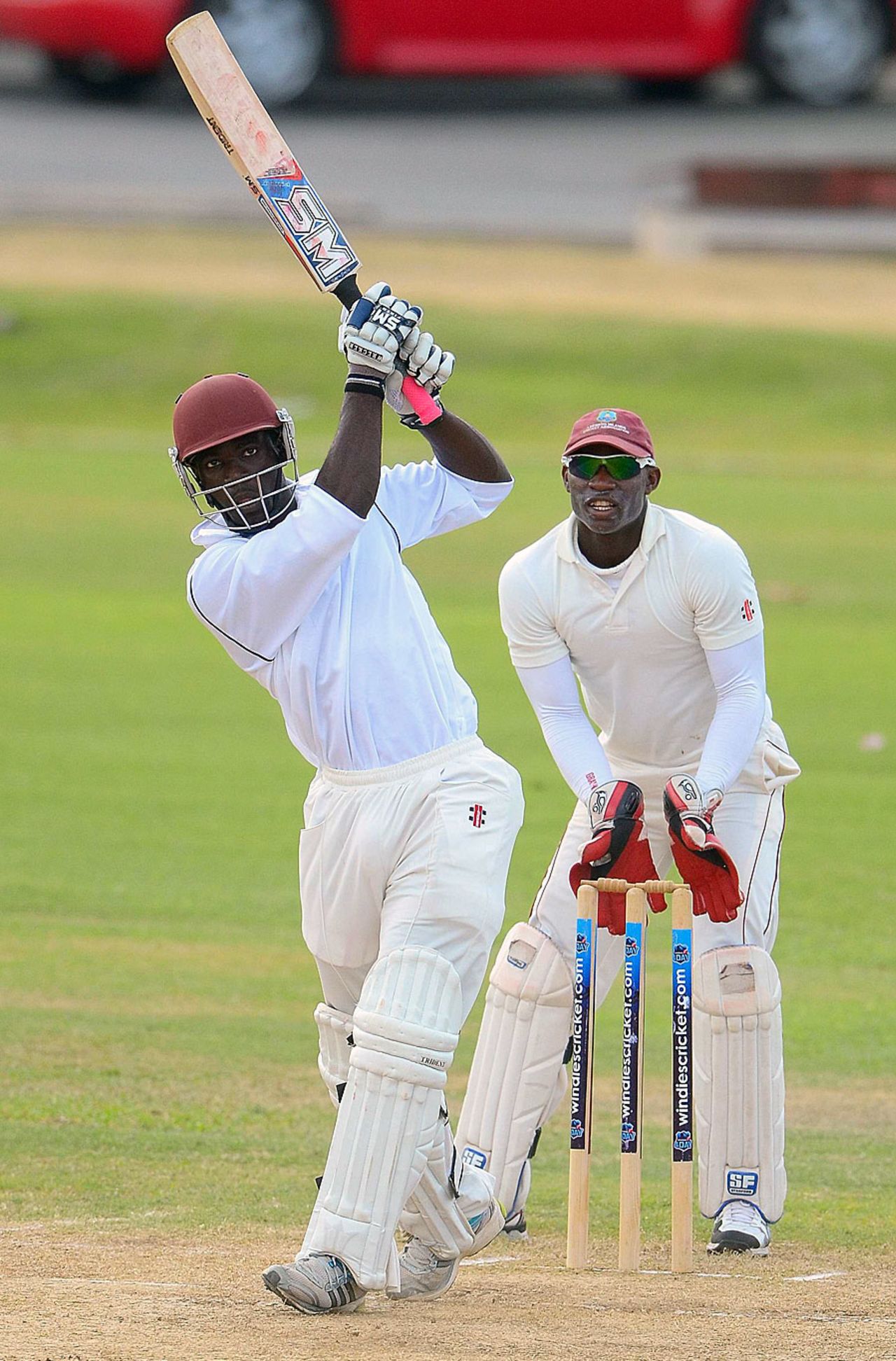 Chadwick Walton scored an unbeaten century for Combined Campuses and Colleges in the second innings, Combined Campuses and Colleges v Leeward Islands, Regional Four Day Competition, Day 4, Bridgetown, March 9, 2013