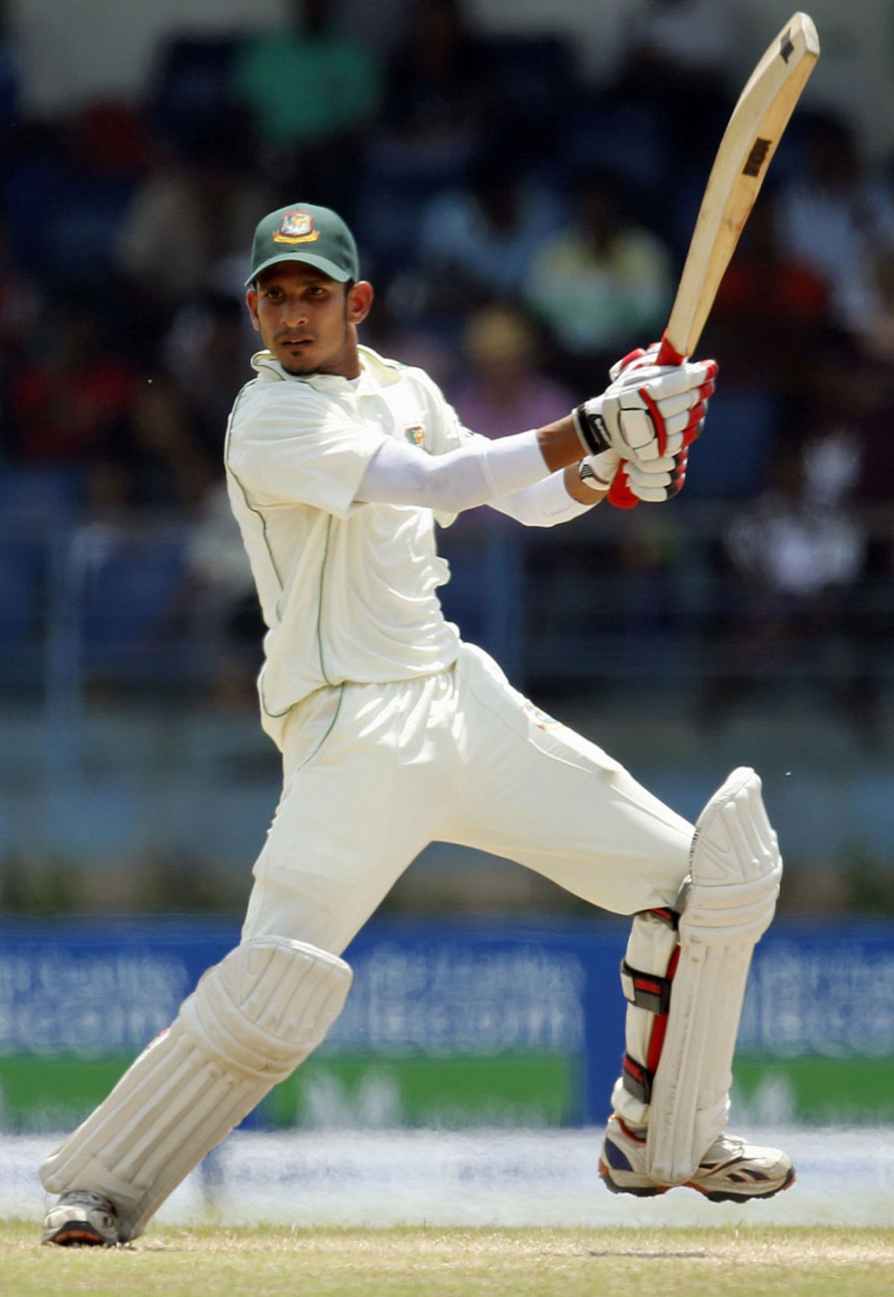 Nasir Hossain goes for the cut, Sri Lanka v Bangladesh, Sri Lanka v Bangladesh, 1st Test, Galle, 4th day, March 11, 2013