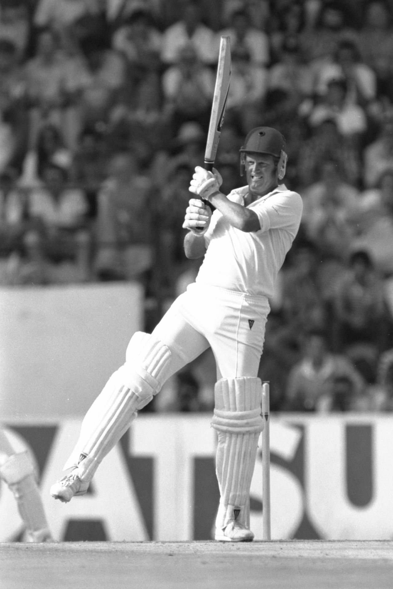 Graeme Pollock bats during the rebel West Indies tour to South Africa, February 1983
