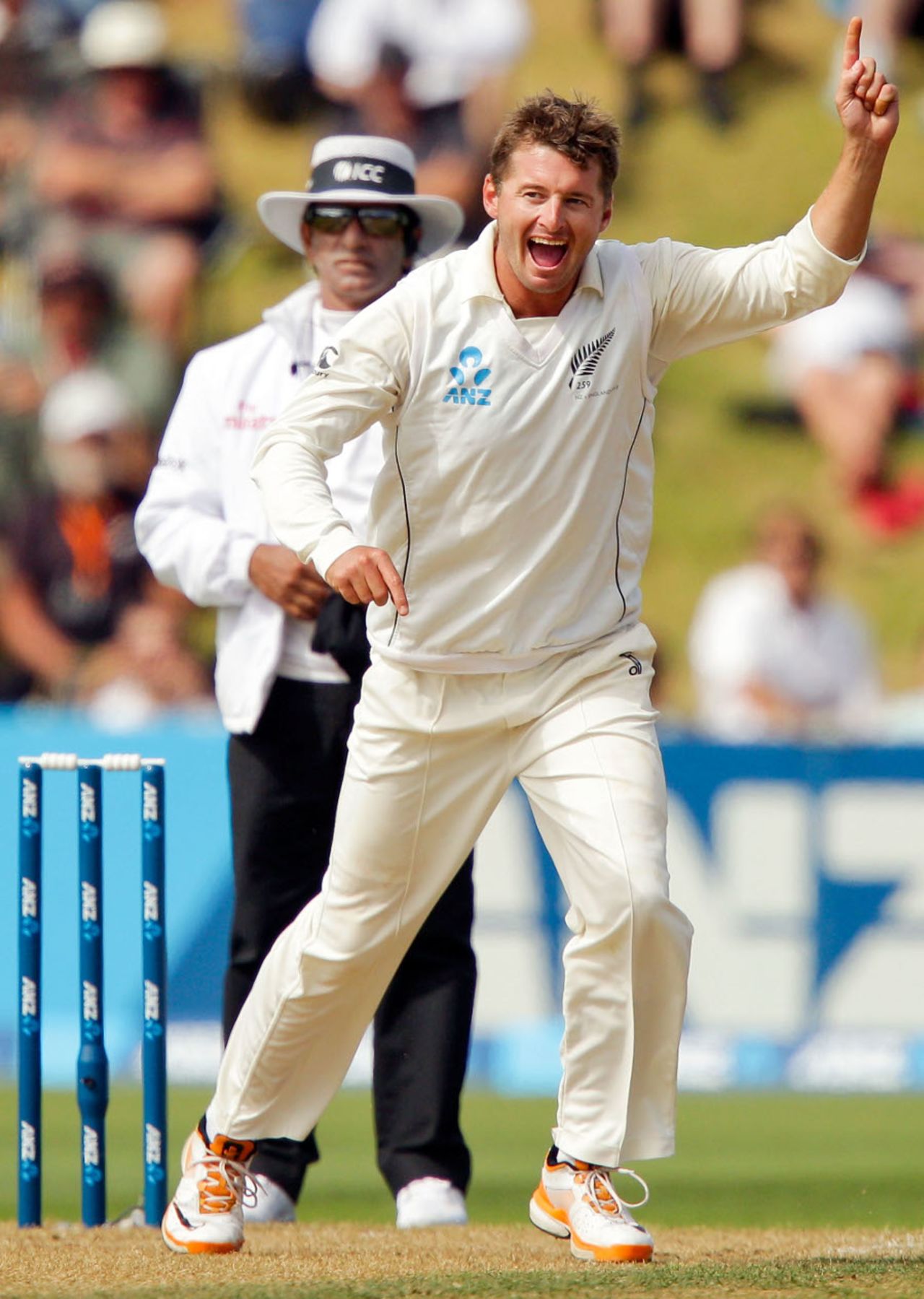 Bruce Martin bowled impressively on the second morning, New Zealand v England, 2nd Test, Wellington, 2nd day, March 15, 2013