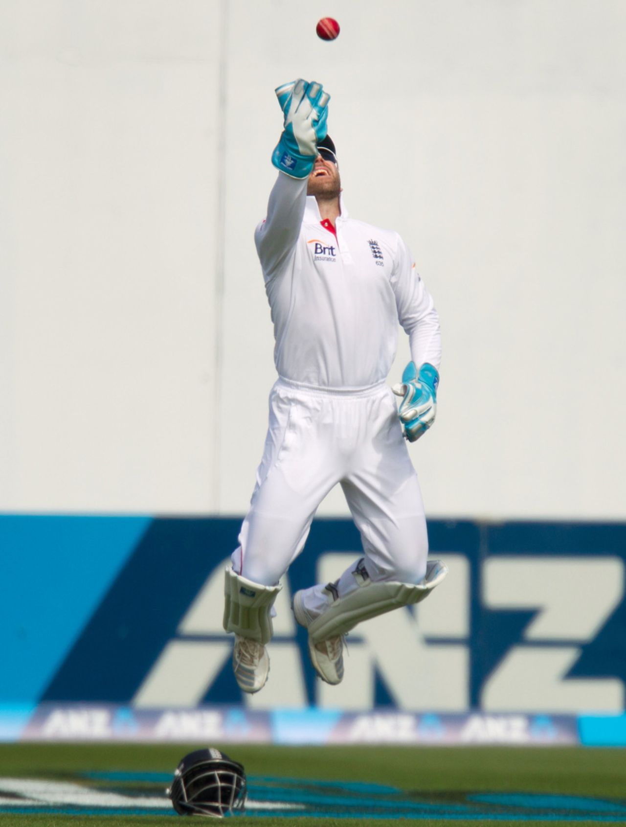Matt Prior ends the New Zealand innings with the catch of Trent Boult, New Zealand v England, 2nd Test, Wellington, 3rd day, March 16, 2013