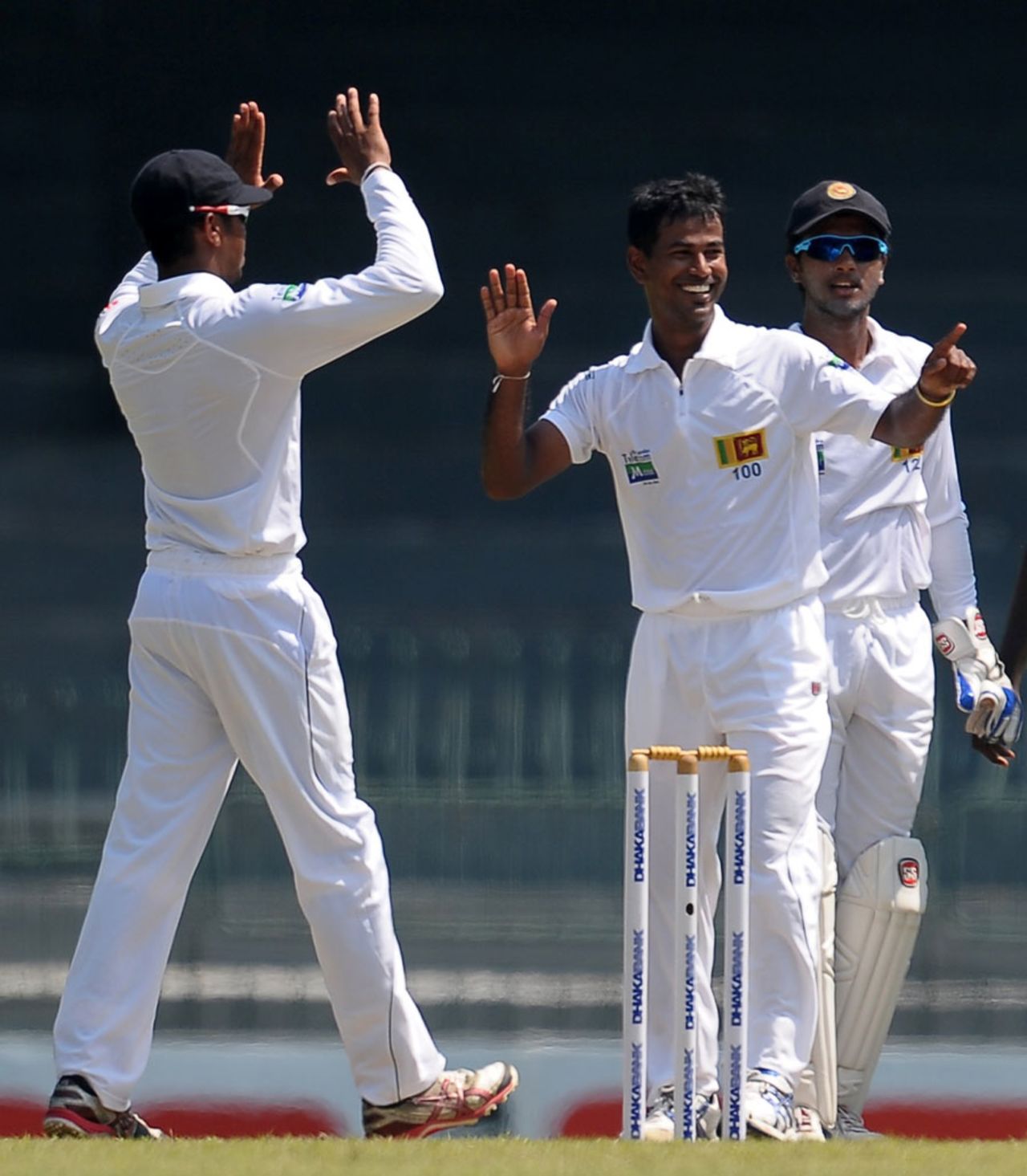 Nuwan Kulasekara struck early to dismiss Tamim Iqbal, Sri Lanka v Bangladesh, 2nd Test, Colombo, 1st day, March 16, 2013