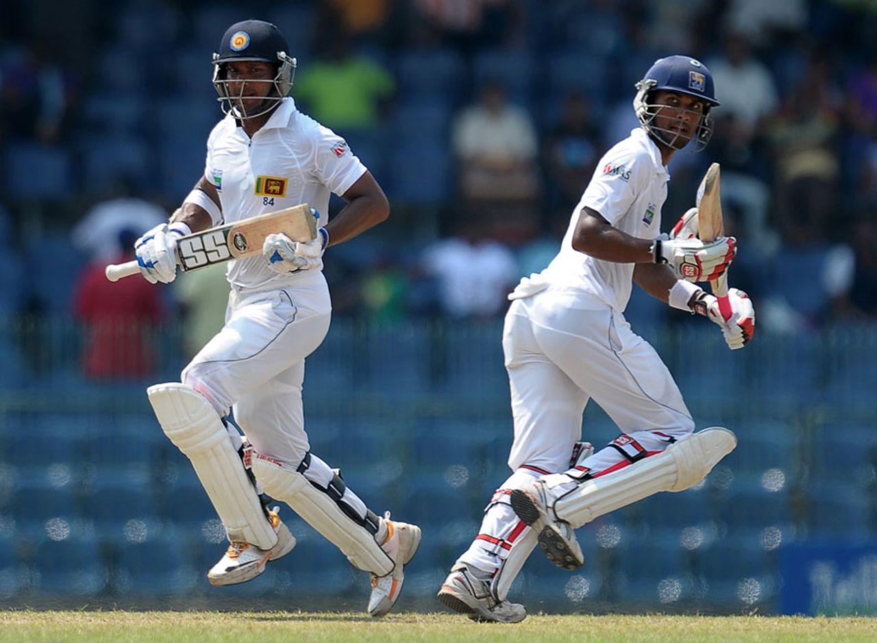 Kumar Sangakkara and Dinesh Chandimal rescued Sri Lanka from 69 for 4, Sri Lanka v Bangladesh, 2nd Test, Colombo, 2nd day, March 17, 2013