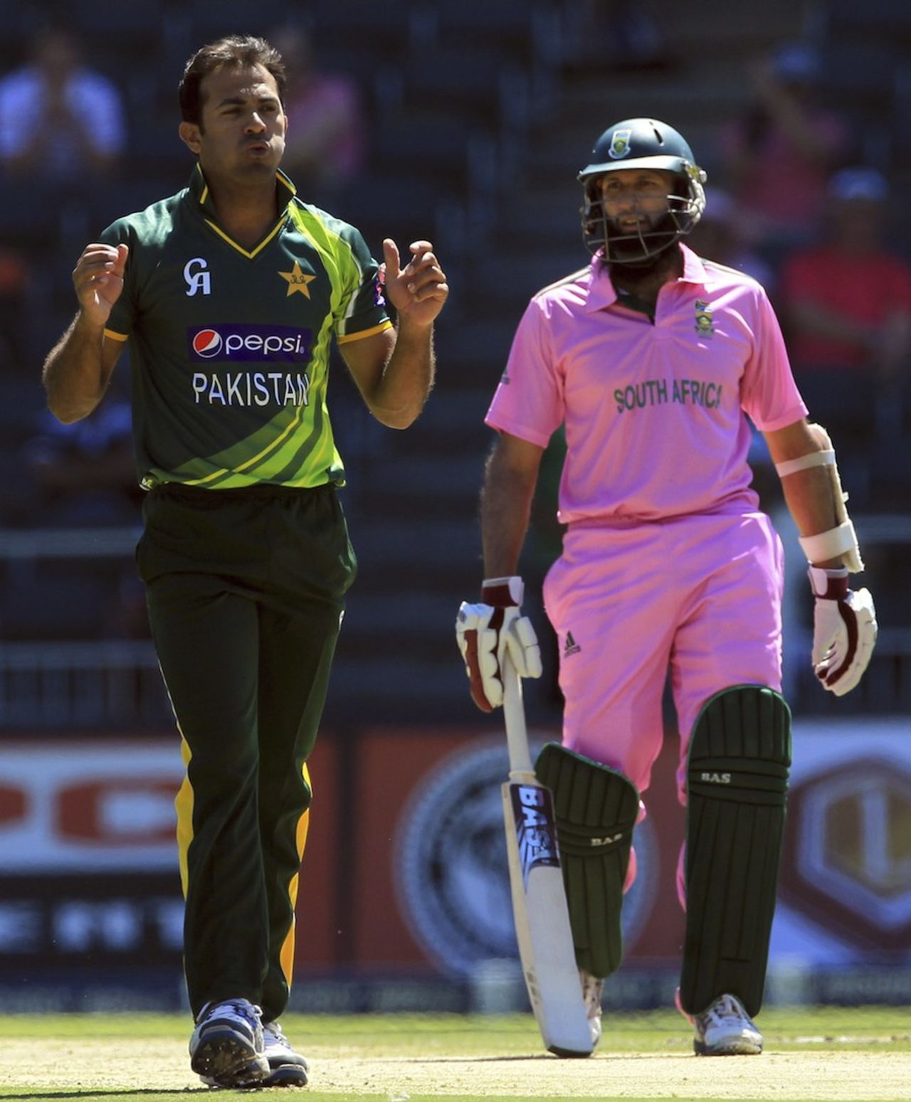 Wahab Riaz was expensive at the Wanderers, South Africa v Pakistan, 3rd ODI, Johannesburg, March 17, 2013