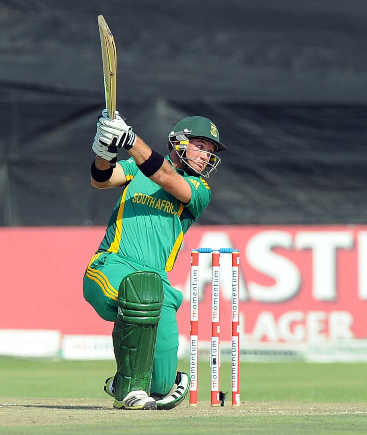 Colin Ingram drives through the off side, South Africa v Pakistan, 5th ODI, Benoni, March 24, 2013