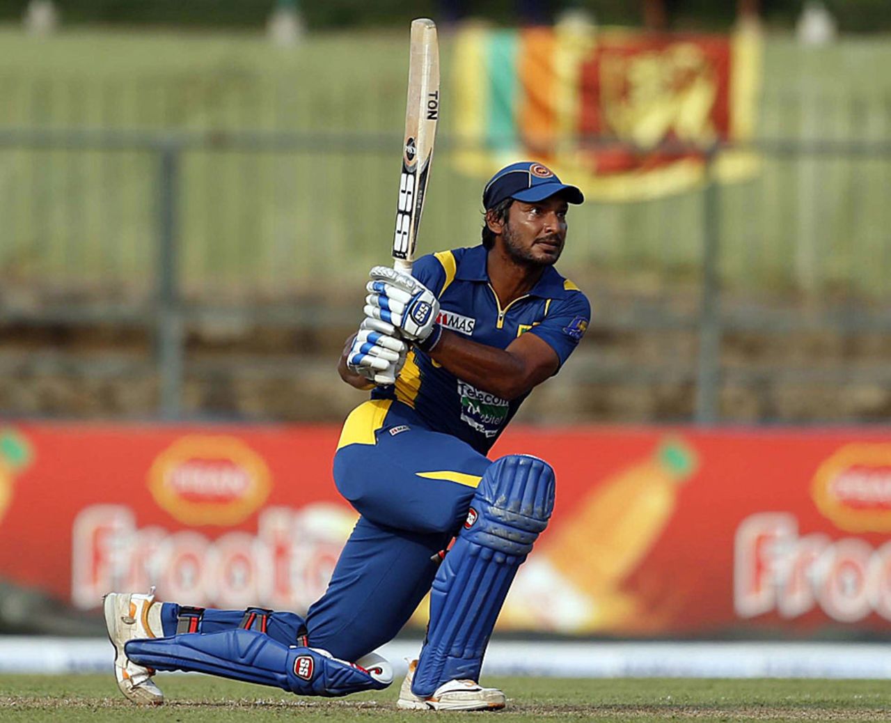 Kumar Sangakkara scored a busy 48, Sri Lanka v Bangladesh, 3rd ODI, Pallekele, March 28, 2013