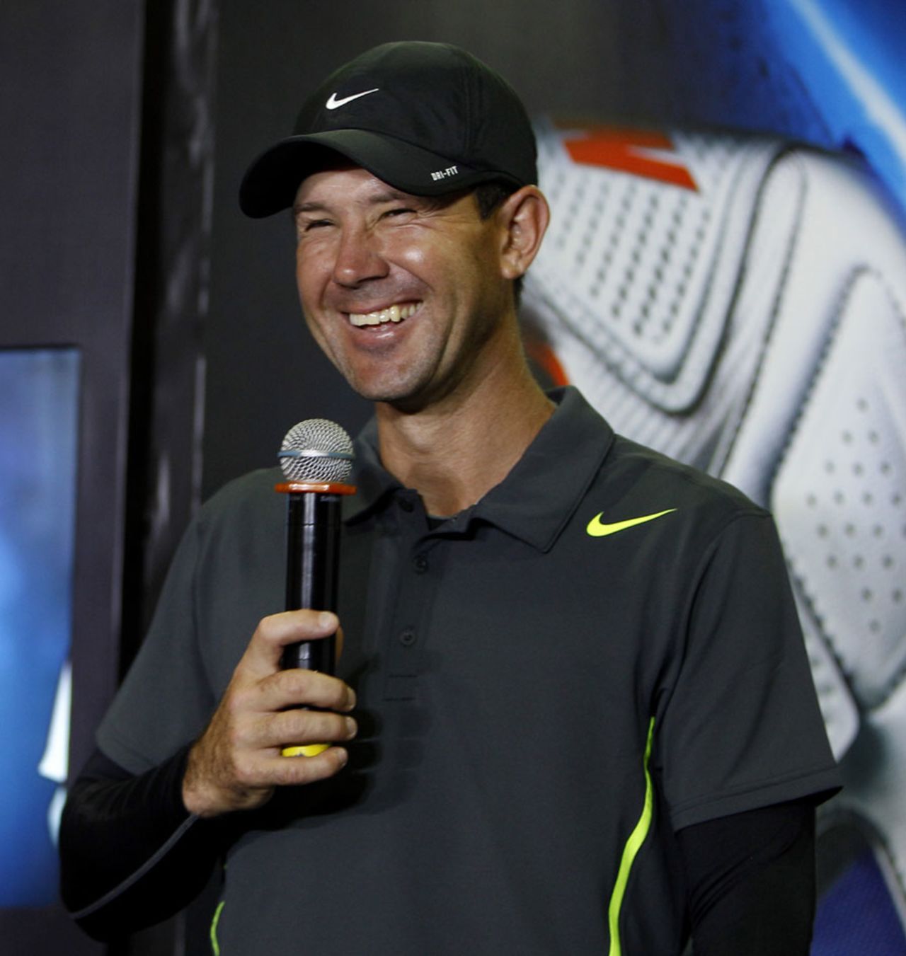 Ricky Ponting at a promotional event ahead of the IPL, Bangalore, April 1, 2013