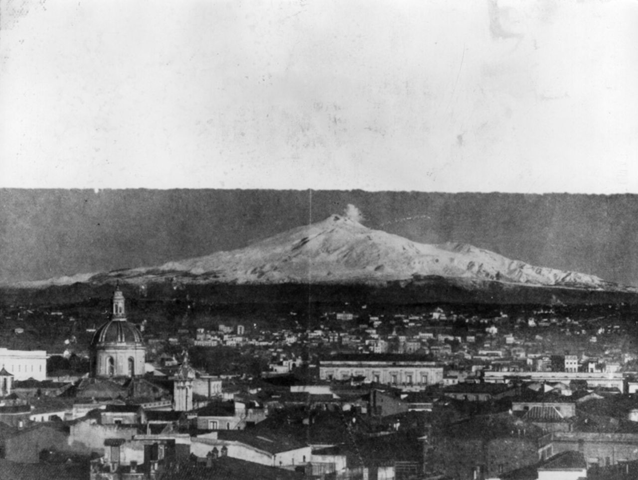 A 1943 photo of Catania in Sicily, July 10, 1943