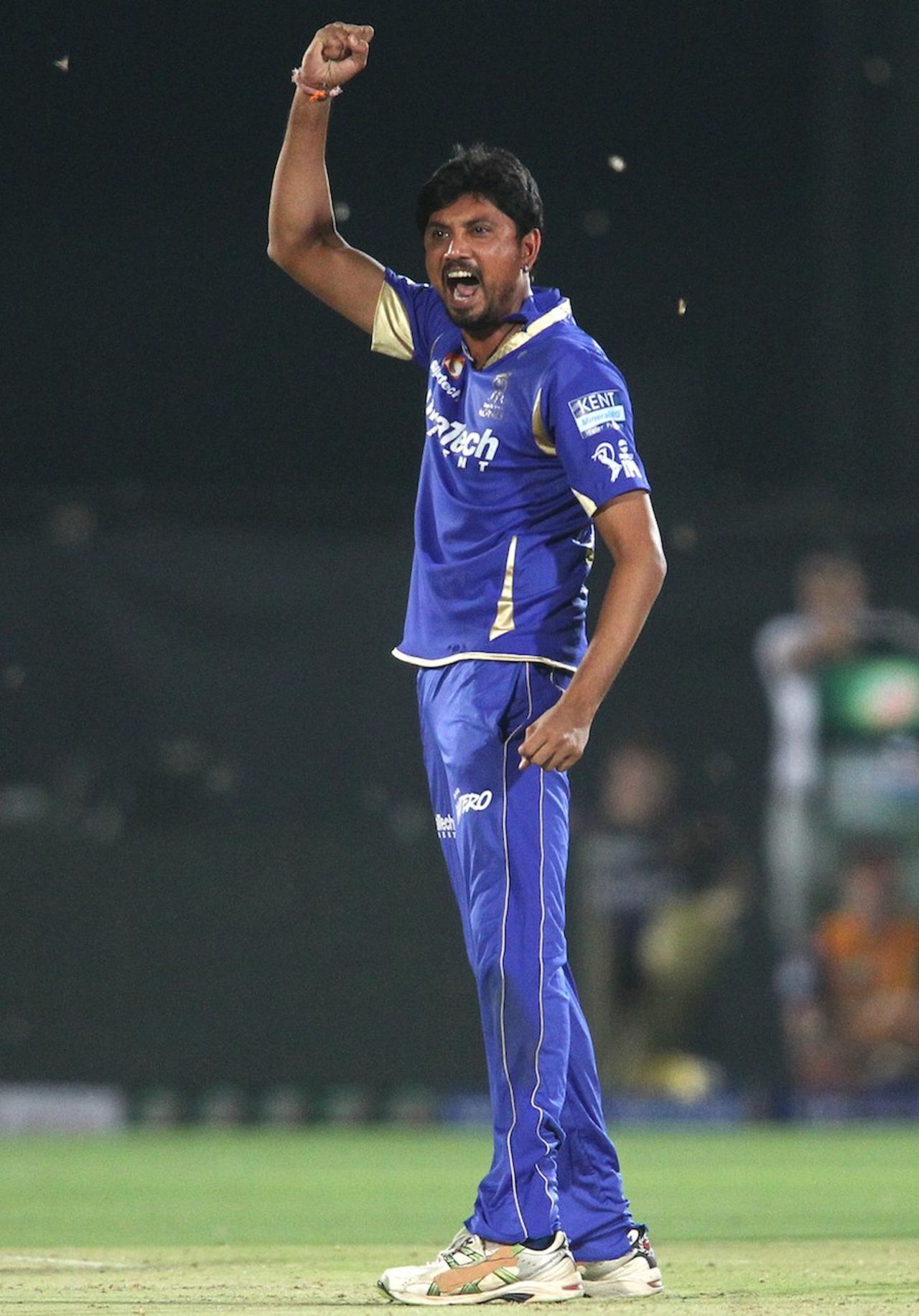 Siddharth Trivedi claimed 3 for 23, Rajasthan v Kolkata, IPL 2013, Jaipur, April 8, 2013