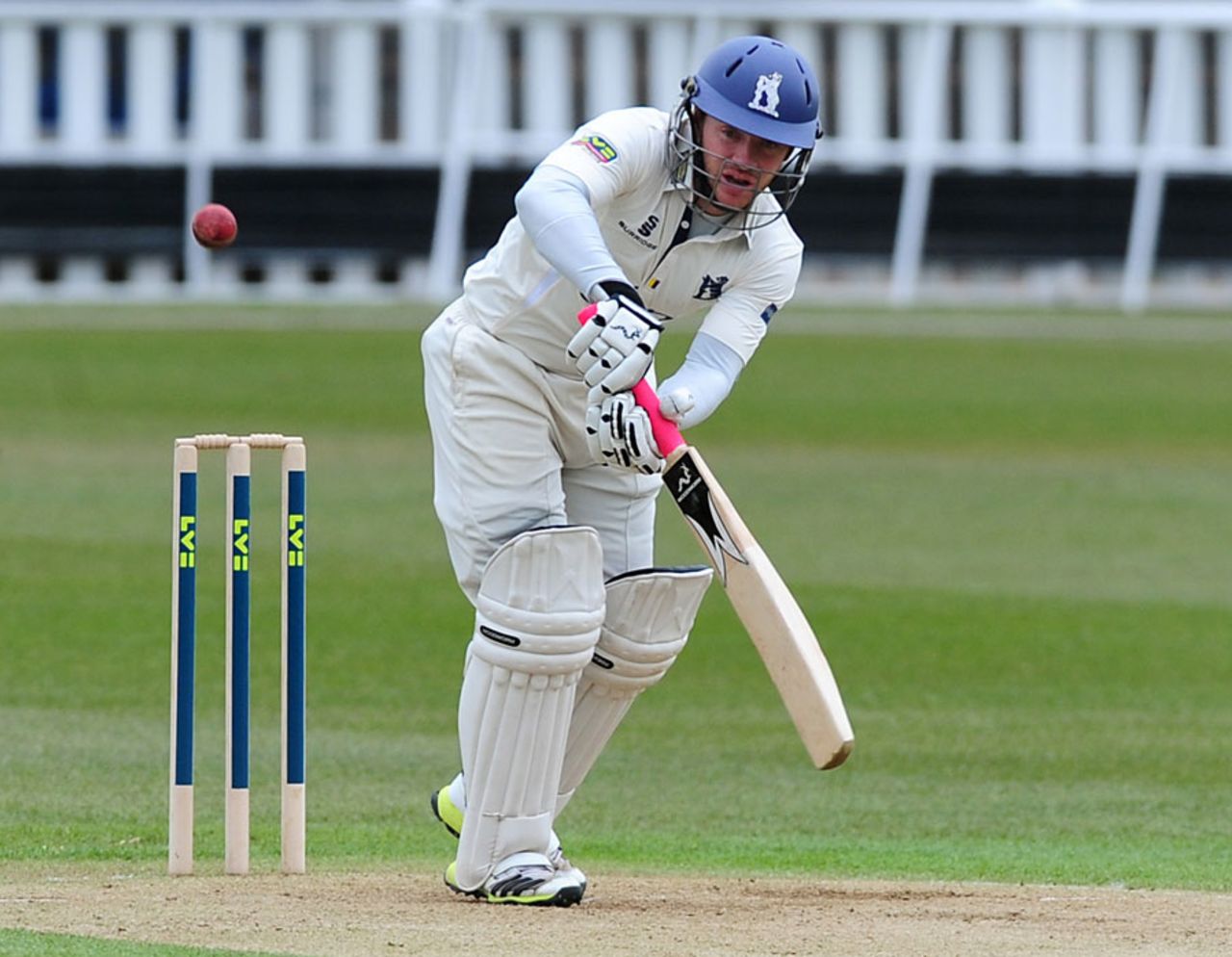 Ian Westwood on his way to a half-century, Warwickshire v Derbyshire, County Championship, Division One, Edgbaston, 4th day, April 12, 2013