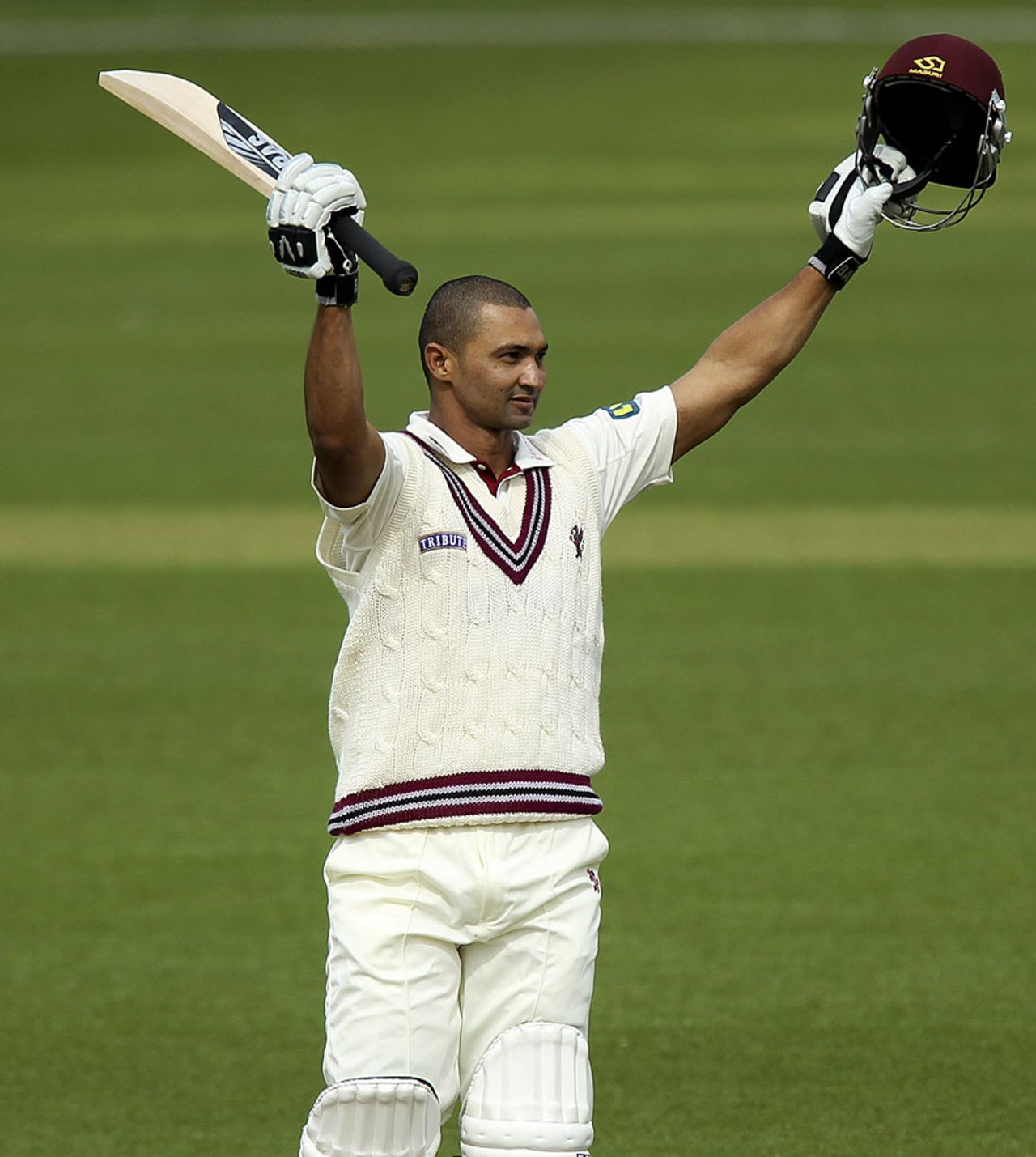 Alviro Petersen marked his Somerset debut with a hundred, Surrey v Somerset, County Championship, Division One, The Oval, 1st day, April 17, 2013