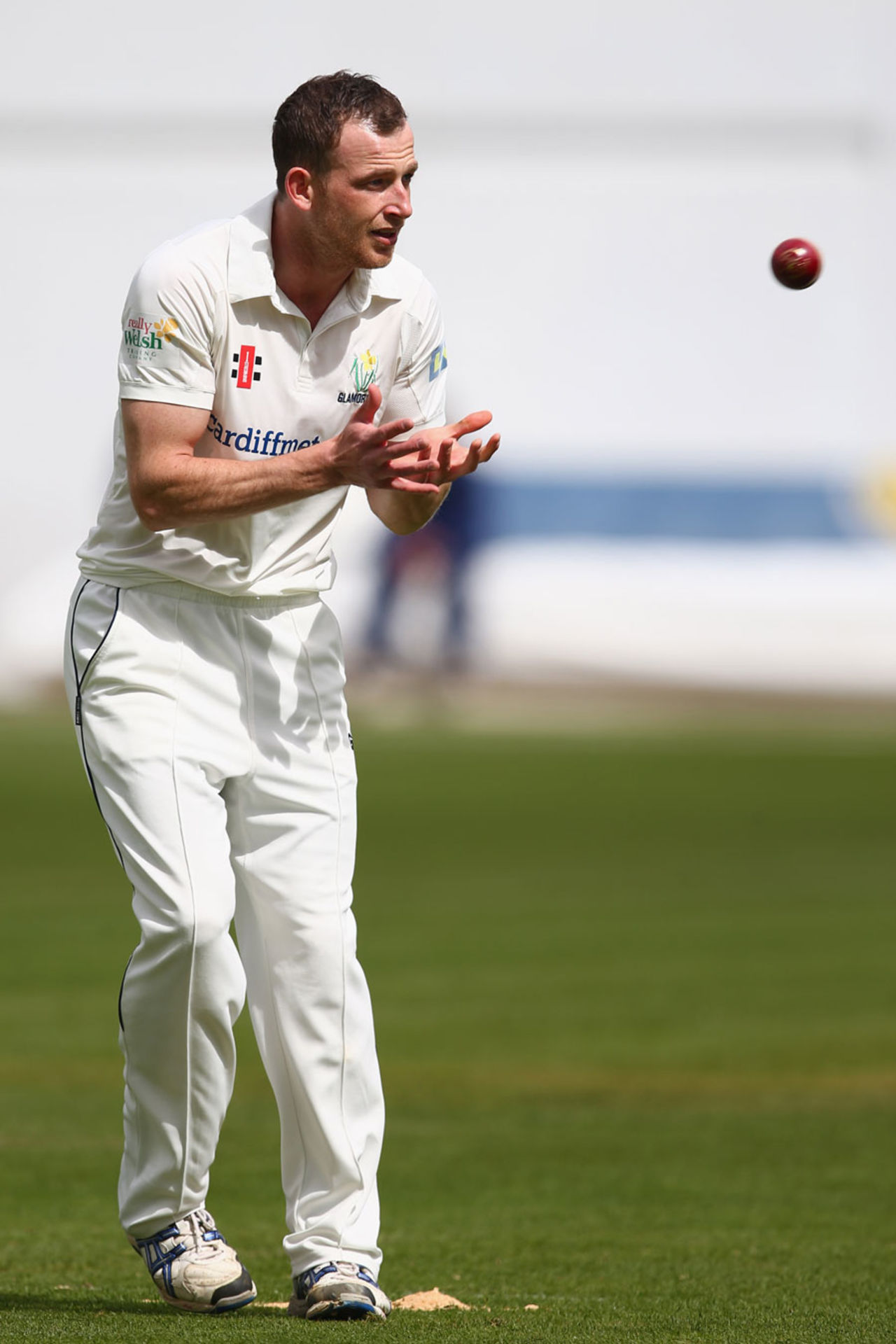 Graeme Wagg took a wicket with his fourth delivery, Glamorgan v Worcestershire, County Championship, Division Two, Cardiff, 3rd day, April 19, 2013