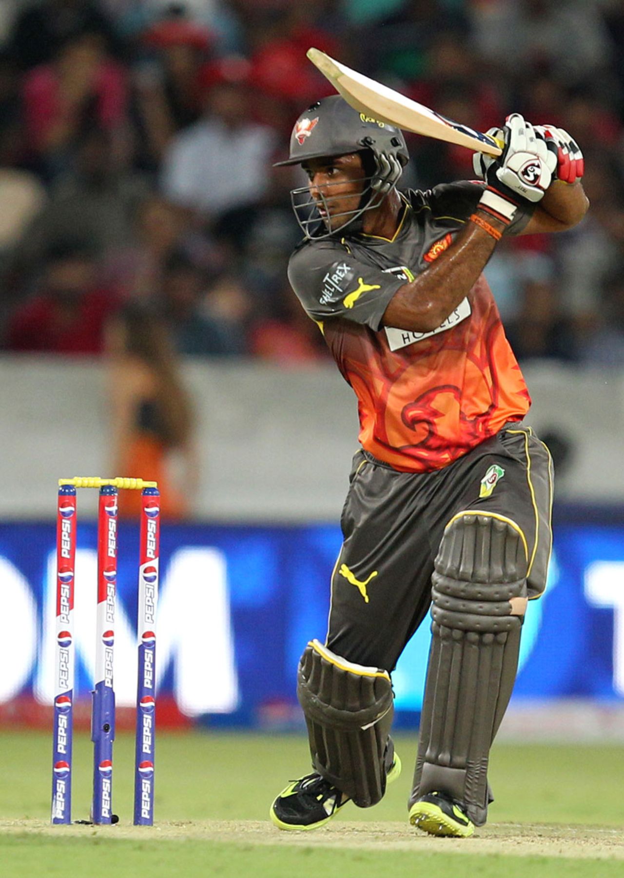 Hanuma Vihari struck a 39-ball 46, Sunrisers Hyderabad v Kings XI Punjab, IPL 2013, Hyderabad, April 19, 2013