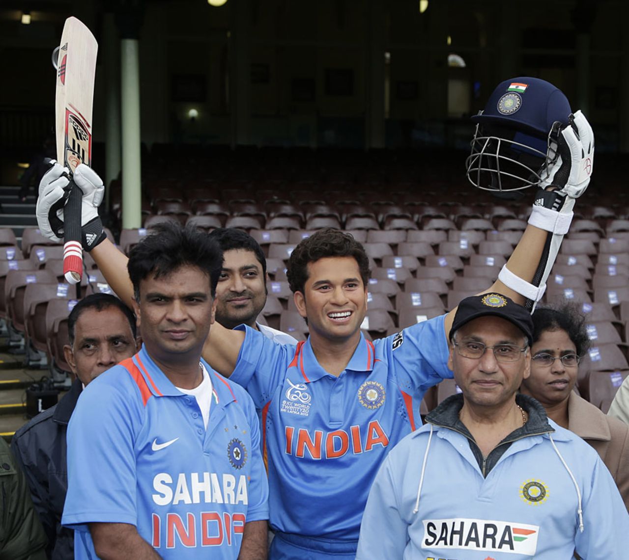 A wax-work of Sachin Tendulkar at the SCG, Sydney, April 20, 2012