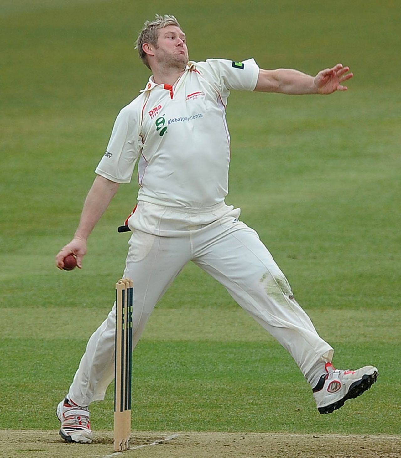 Matthew Hoggard prepares to deliver, Hampshire v Leicestershire, County Championship, Division Two, Southampton, April 11, 2013