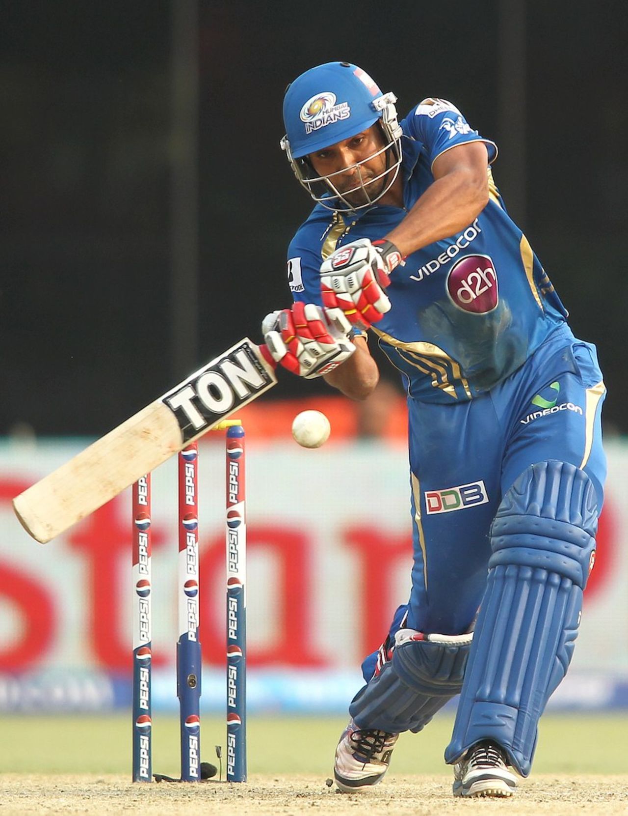 Rohit Sharma scored 73 off 43 balls, Delhi Daredevils v Mumbai Indians, IPL, Delhi, April 21, 2013