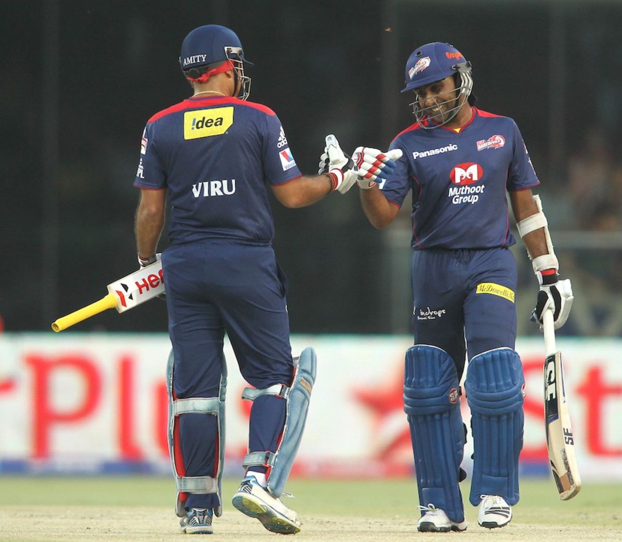 Virender Sehwag and Mahela Jayawardene added 151 for the first wicket, Delhi Daredevils v Mumbai Indians, IPL, Delhi, April 21, 2013
