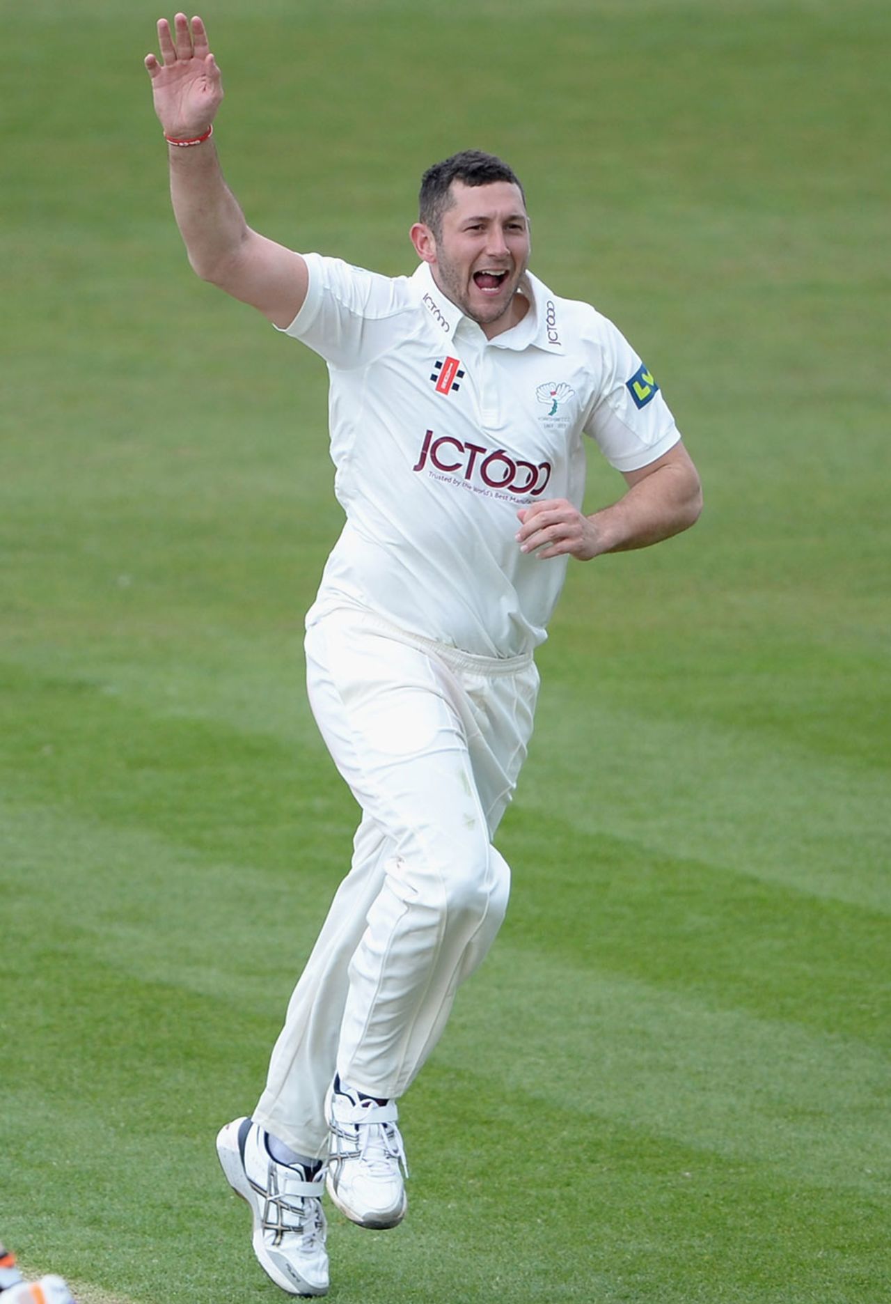 Tim Bresnan was in the wickets on his return to action, Durham v Yorkshire, County Championship, Division One, Chester-le-Street, 1st day, April 24, 2013
