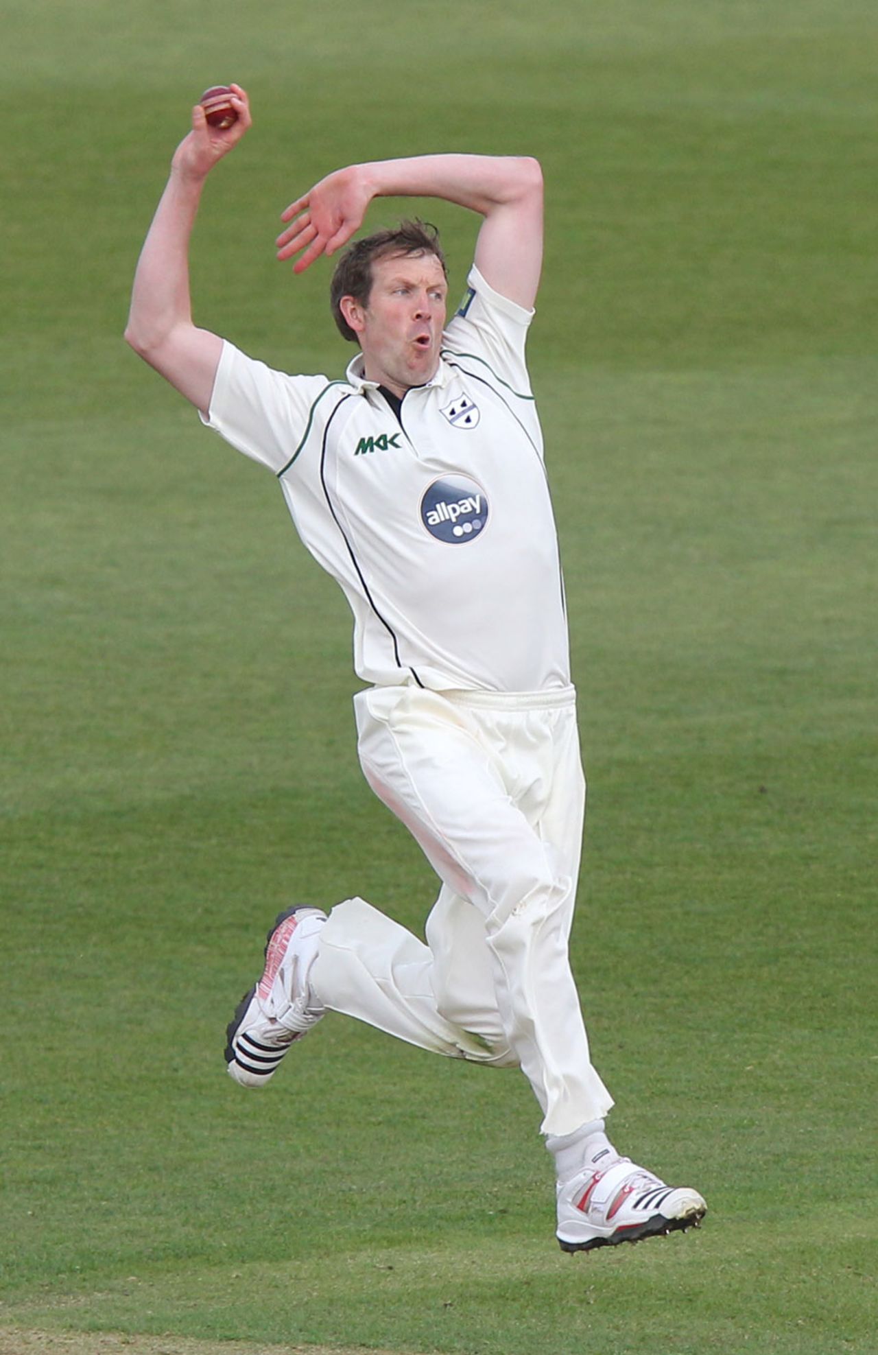 Alan Richardson picked up a wicket towards the end of the day, Hampshire v Worcestershire, County Championship, Division Two, Ageas Bowl, 1st day, April 24, 2013