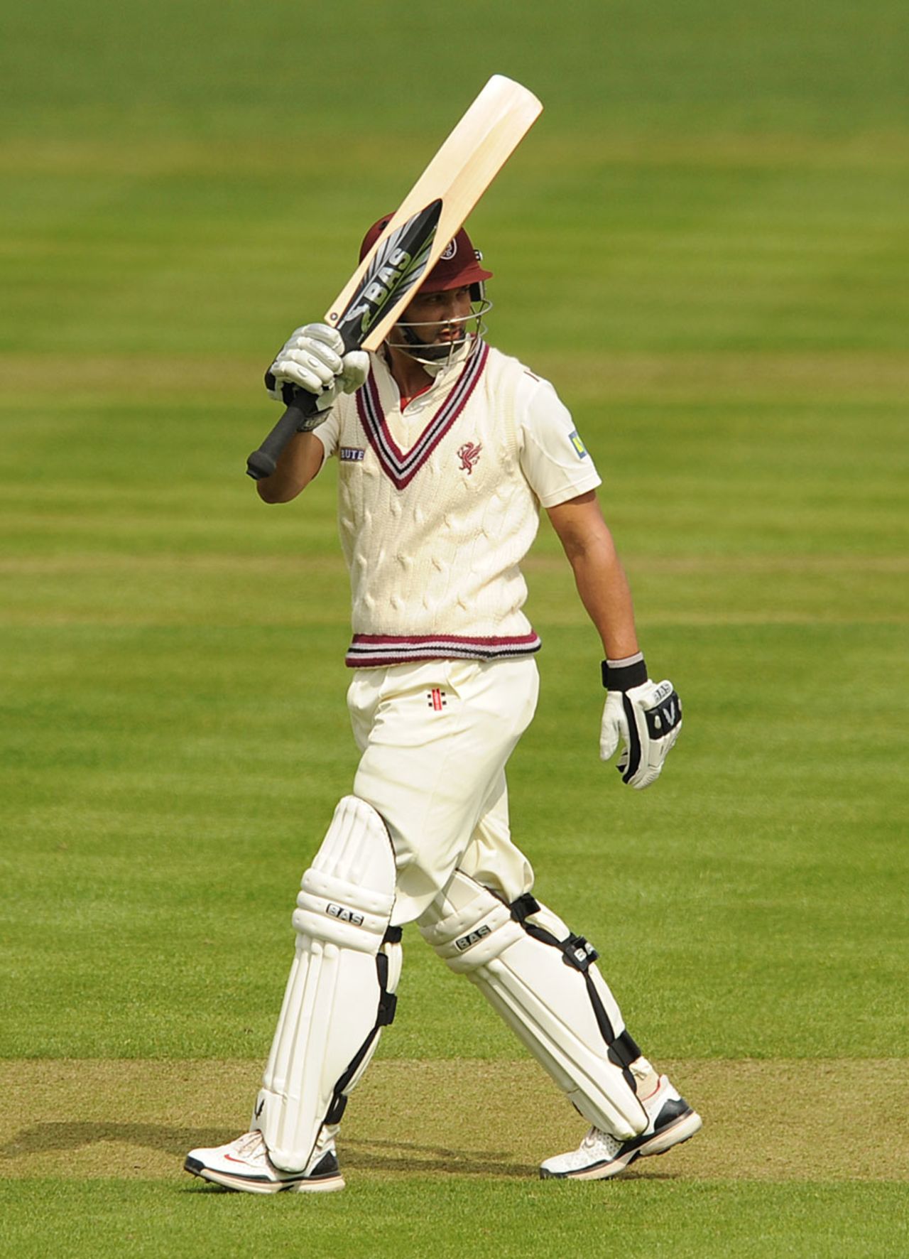 Alviro Petersen made his second century in as many matches, Somerset v Warwickshire, County Championship, Division One, Taunton, 1st day, April 25, 2013