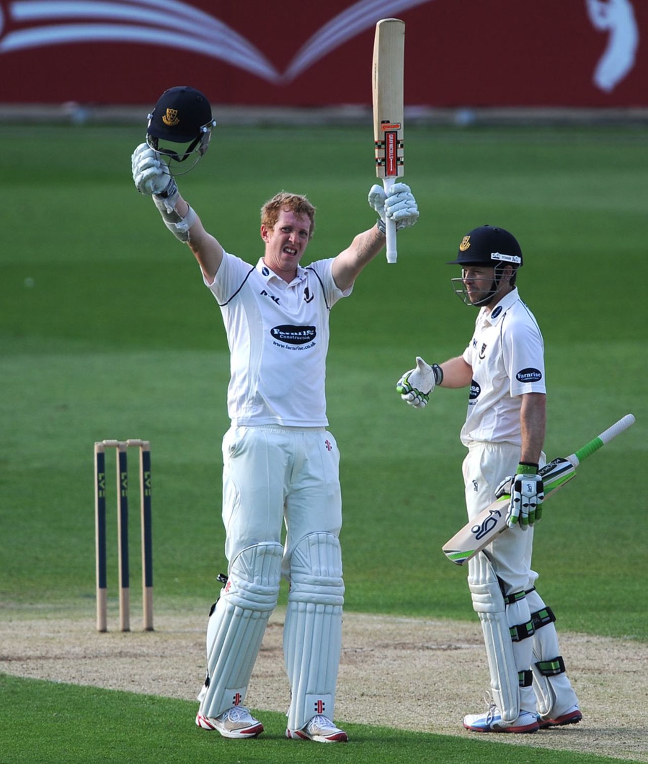 Luke Wells reached his sixth first-class hundred, Surrey v Sussex, County Championship, Division One, The Oval, 2nd day, April 25, 2013