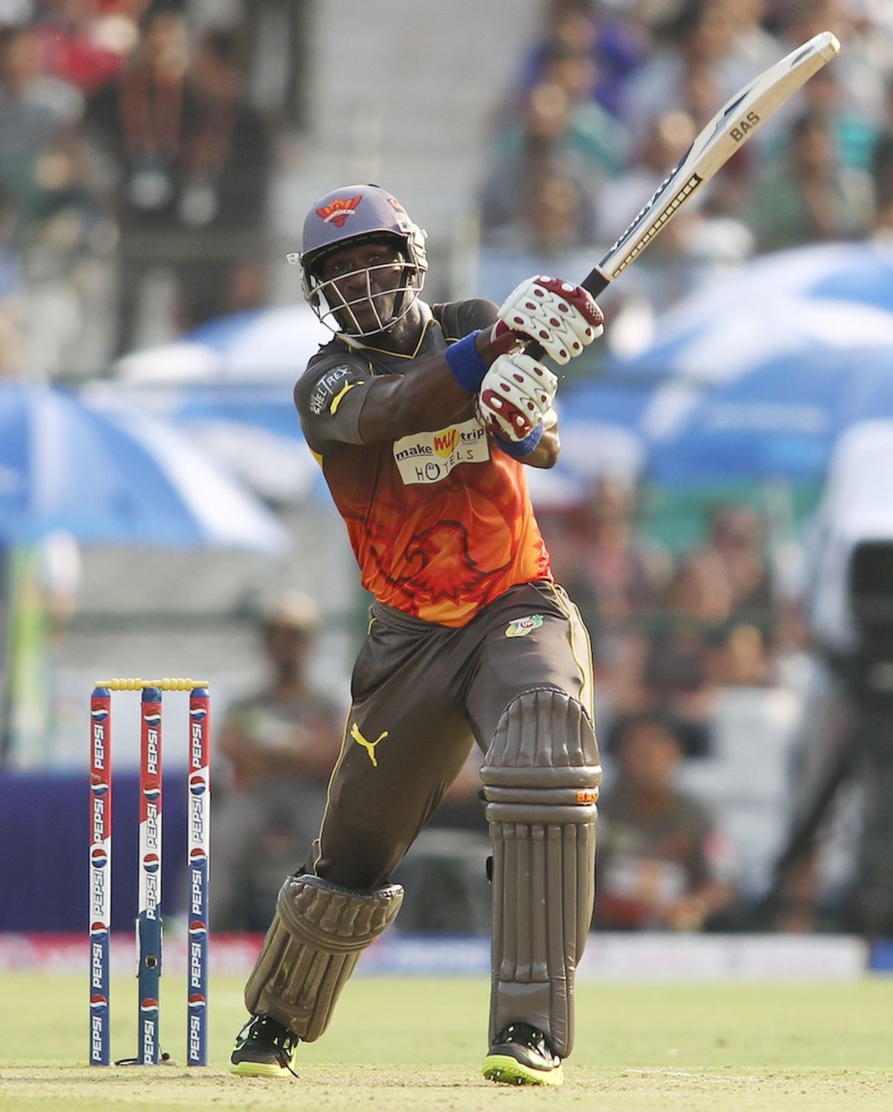 Darren Sammy scored 60 off 41 balls, Rajasthan Royals v Sunrisers Hyderabad, IPL, Jaipur, April 27, 2013