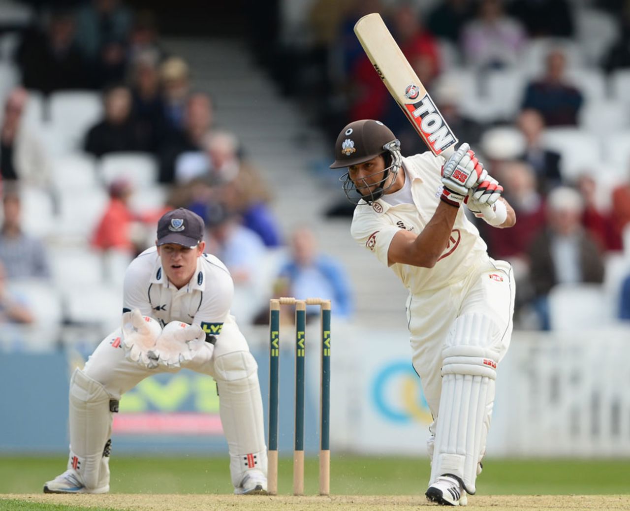 Vikram Solanki scored a half-century, Surrey v Sussex, County Championship, Division One, The Oval, 1st day, April, 24, 2013