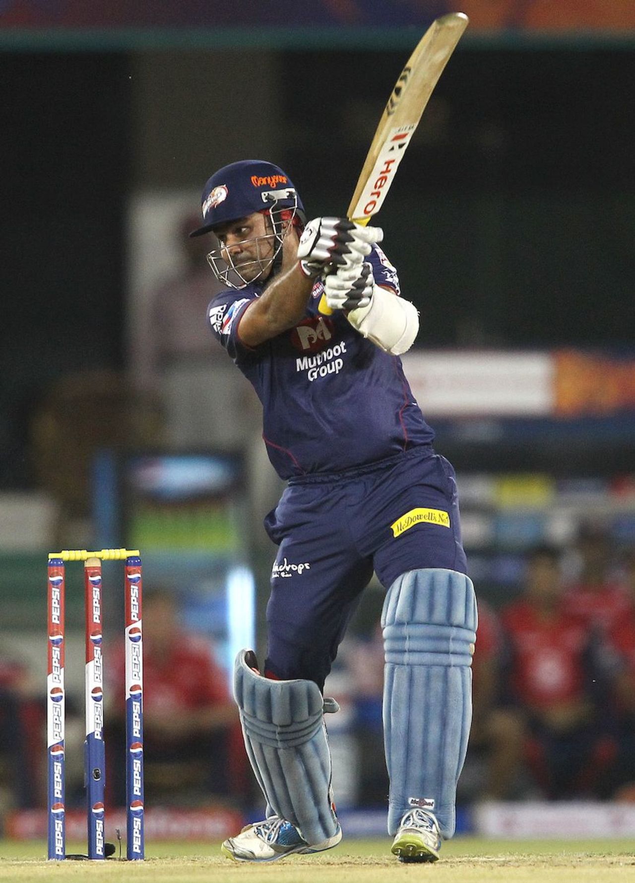 Virender Sehwag made 28 off 26 balls, Delhi Daredevils v Pune Warriors, IPL, Raipur, April 28, 2013