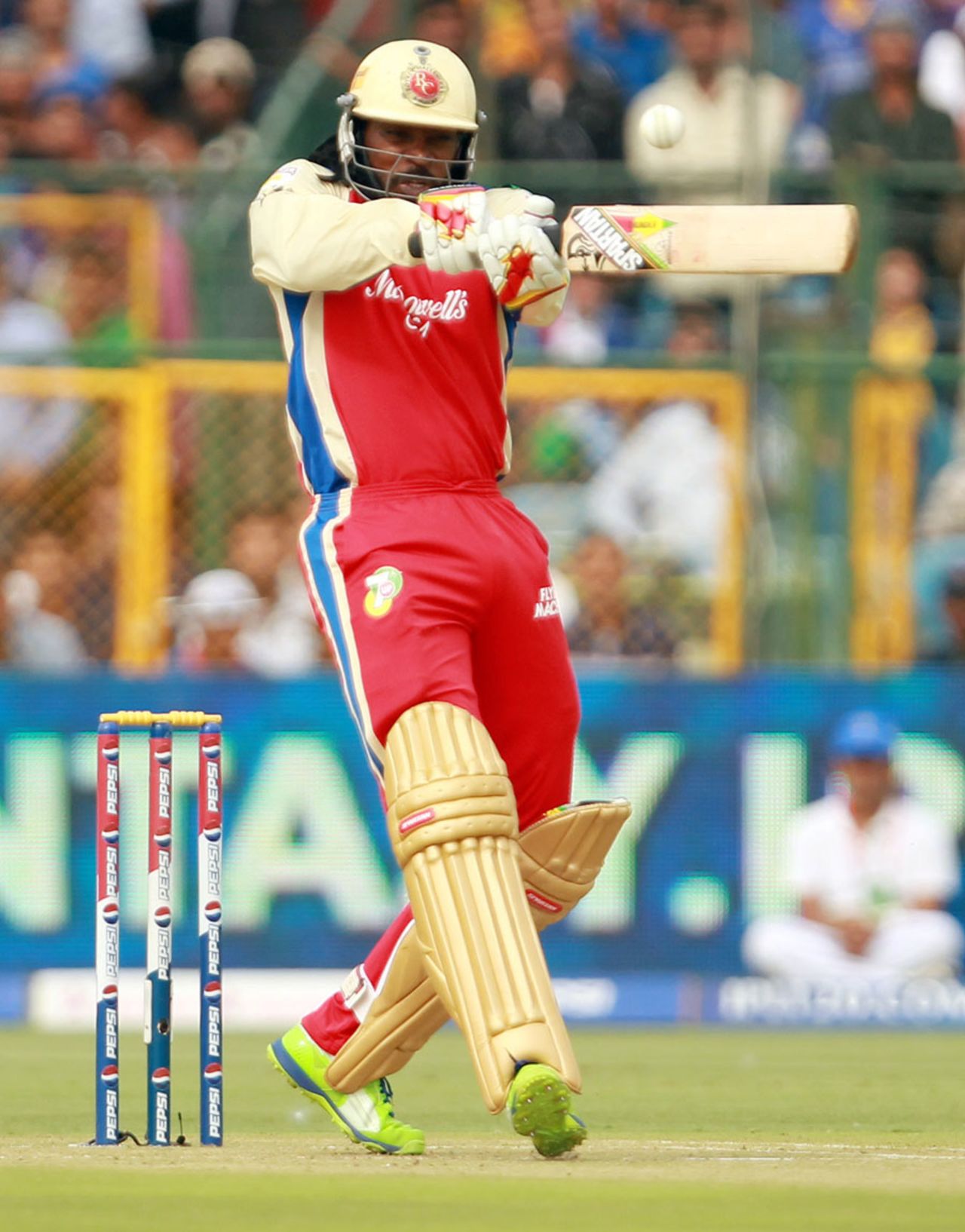 Chris Gayle top-scored for Royal Challengers with 34, Rajasthan Royals v Royal Challengers Bangalore, IPL 2013, Jaipur, April 29, 2013