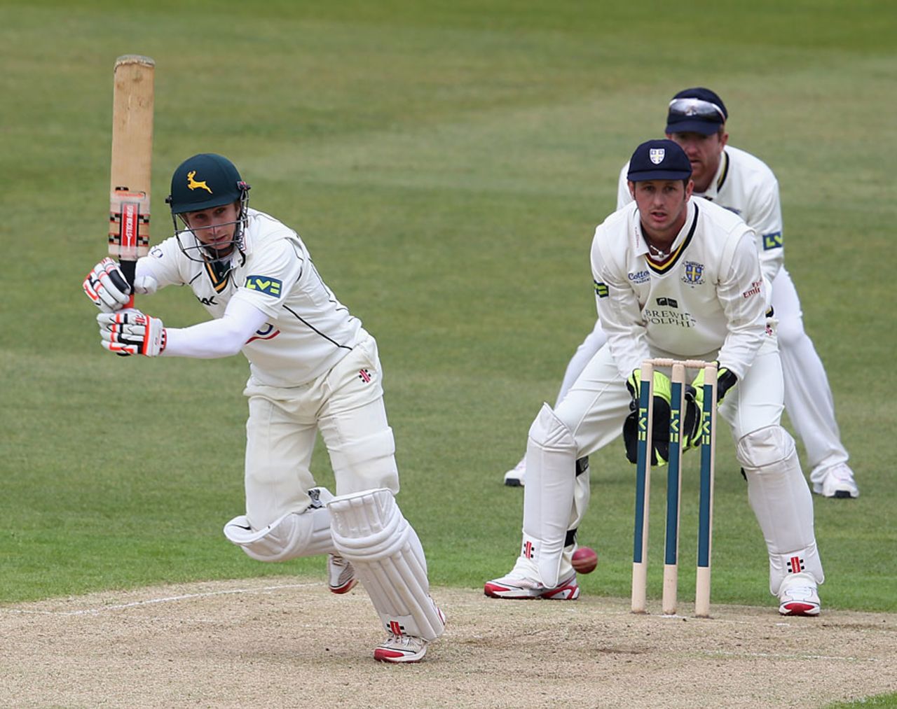 James Taylor helped steady Nottinghamshire's innings, Nottinghamshire v Durham, County Championship, Division One, Trent Bridge, 1st day, April 29, 2013