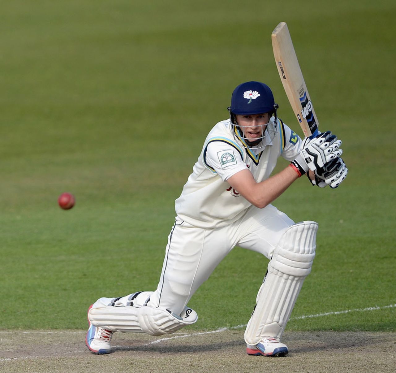 Joe Root continued his form from his match-winning hundred against Durham, Yorkshire v Derbyshire, County Championship, Division One, Headingley, 2nd day, April 30, 2013