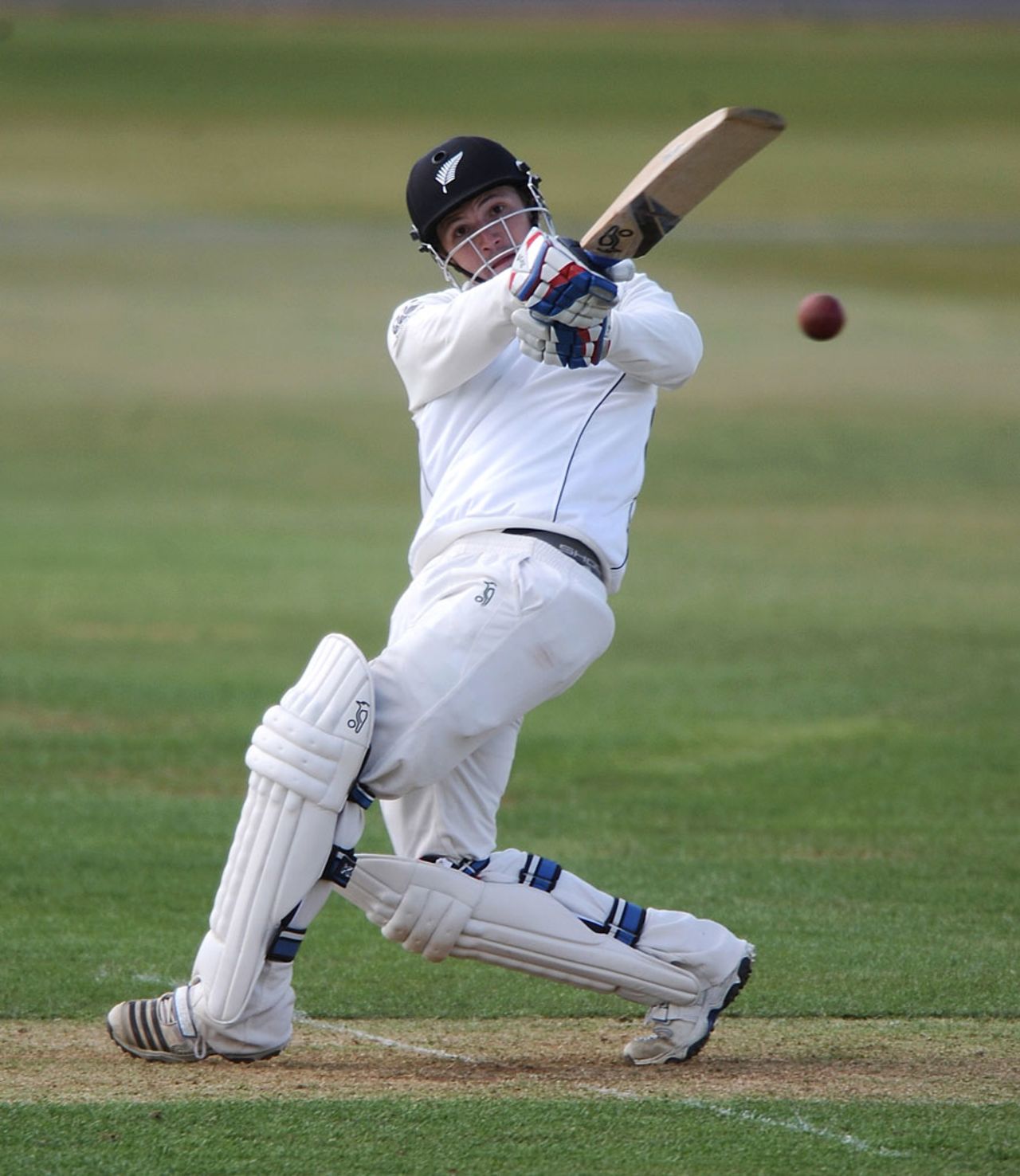 BJ Watling connects with a pull, Derbyshire v New Zealanders, Tour Match, 1st day, Derby, May 4, 2013