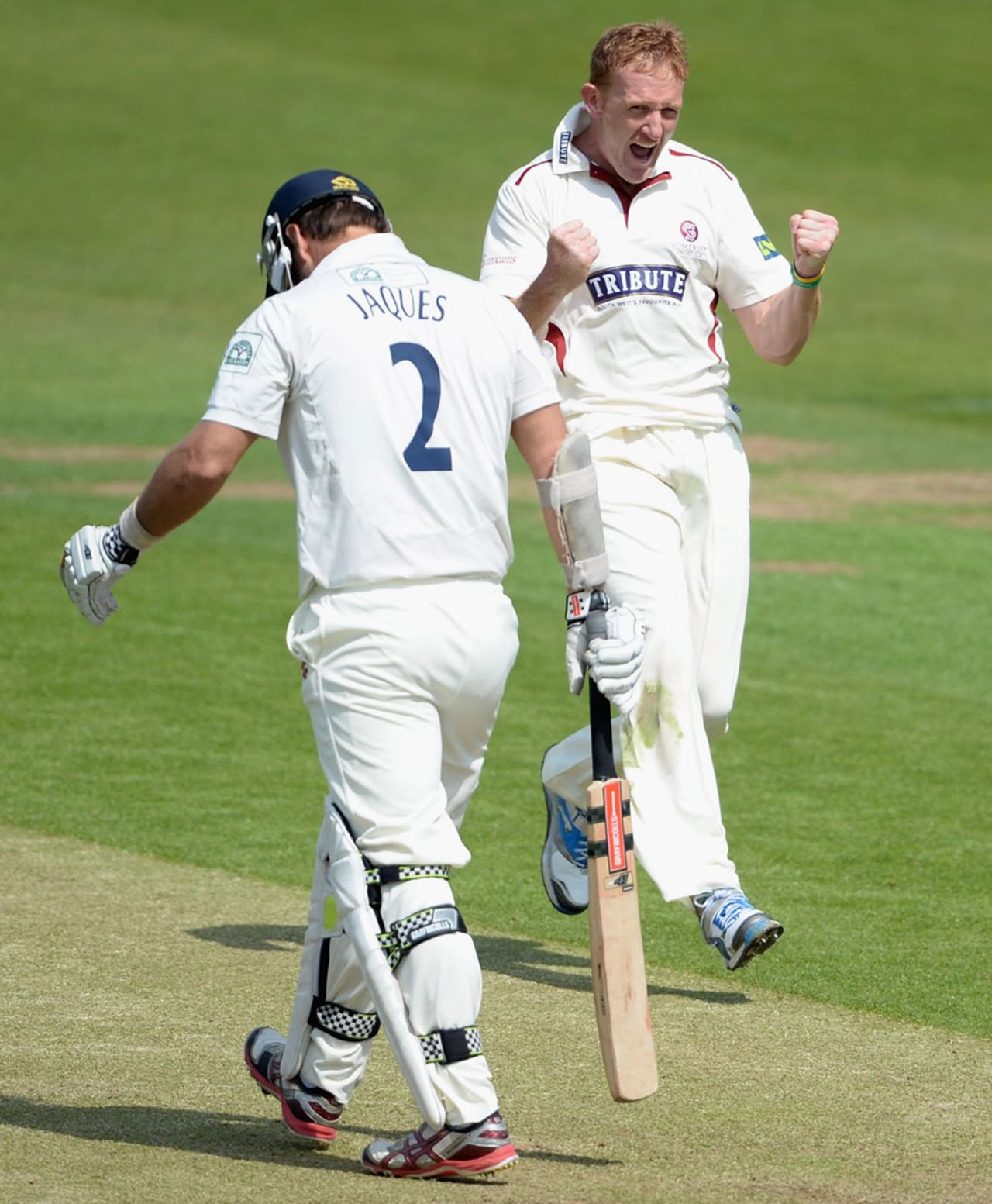 Steve Kirby dismissed Phil Jaques just before lunch, Yorkshire v Somerset, County Championship, Division One, Headingley, 1st day, May 7, 2013