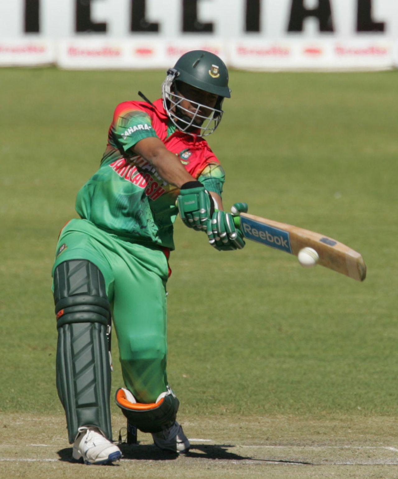 Shakib Al Hasan about to hit to the leg side, Zimbabwe v Bangladesh, 3rd ODI, Bulawayo, May 8, 2013