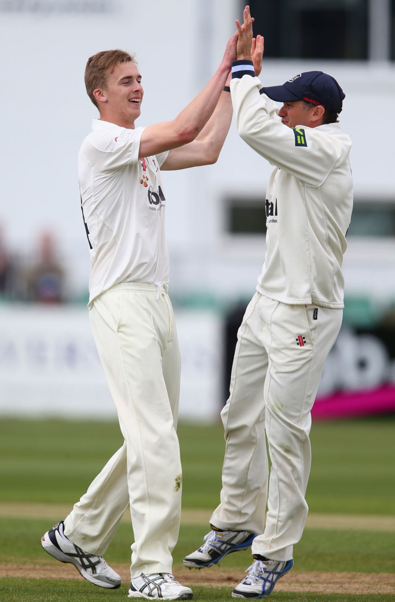 Craig Miles claimed a wicket with his third ball, Gloucestershire v Hampshire, County Championship, Division Two, Bristol, 1st day, May 8, 2013