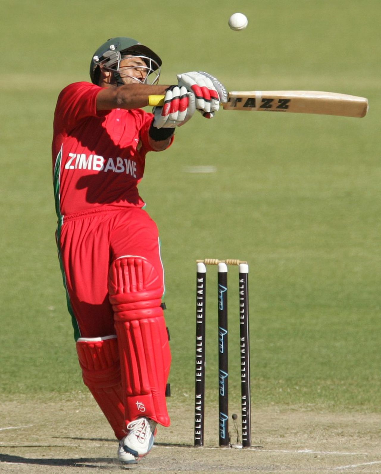Sikandar Raza tries to hook, Zimbabwe v Bangladesh, 1st T20, Bulawayo, May 11, 2013