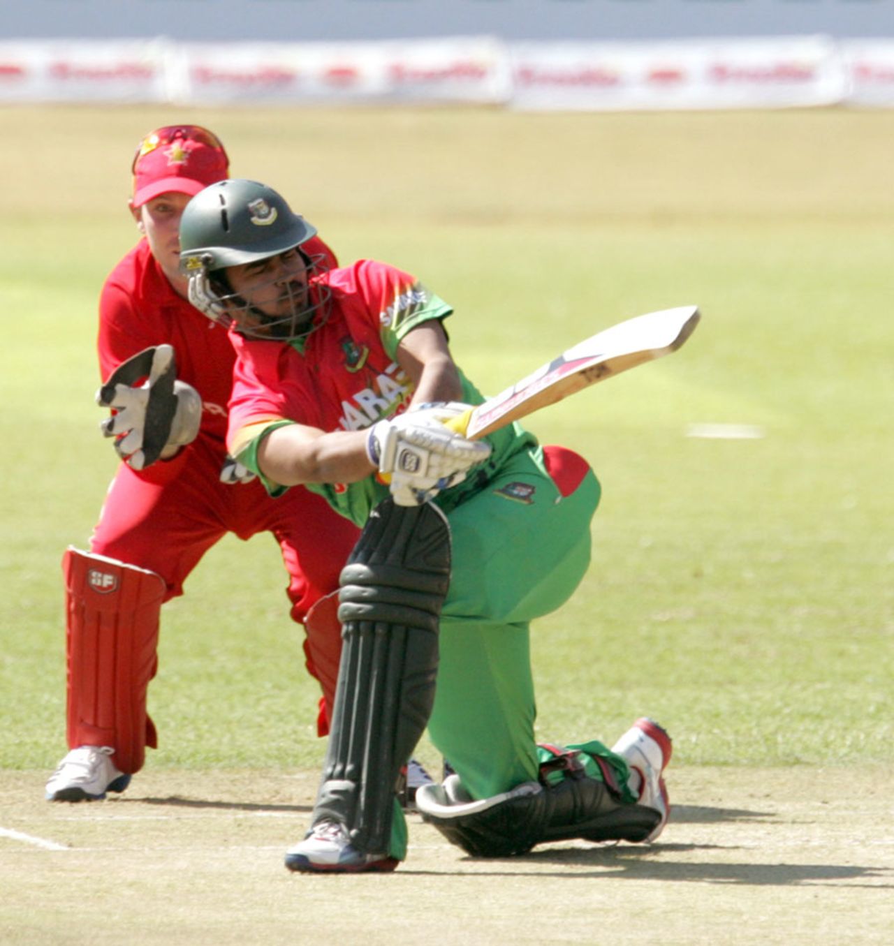 Shamsur Rahman was out for 2, Zimbabwe v Bangladesh, 2nd T20I, Bulawayo, May 12, 2013