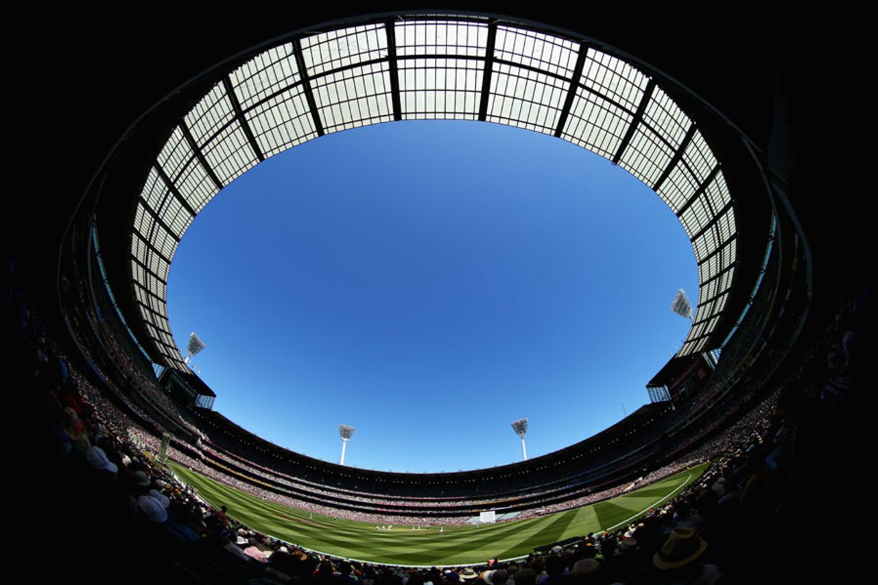 A fish-eye view of the MCG, Australia v Sri Lanka, second Test, December 26, 2012\