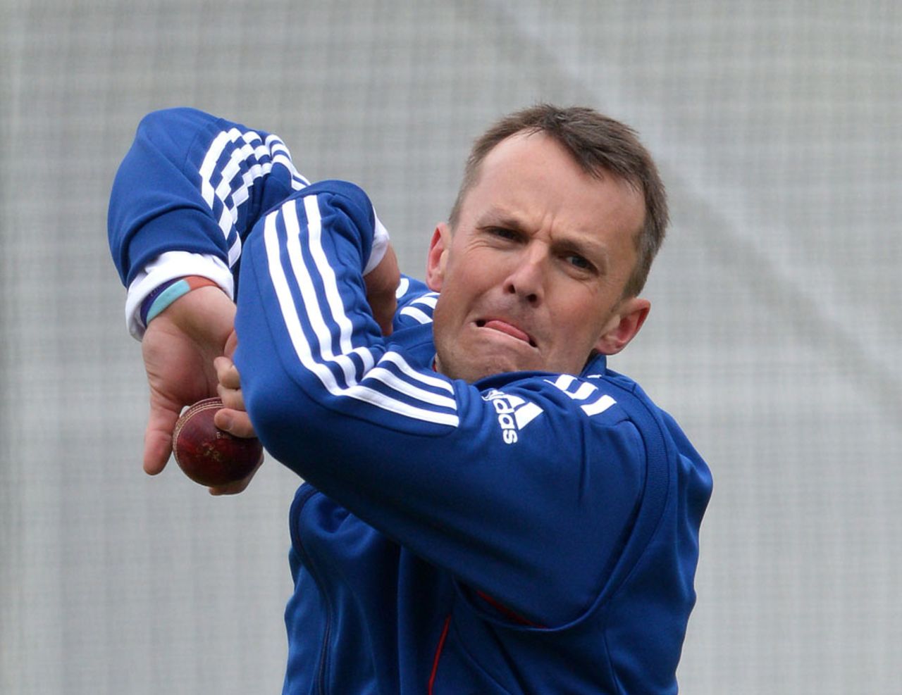 Graeme Swann in the nets at Lord's, England v New Zealand, 1st Test, Lord's, May, 15, 2013