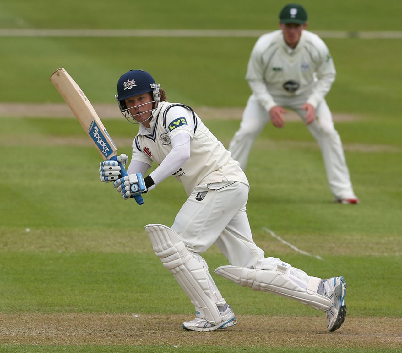 Hamish Marshall top-scored with 45, Worcestershire v Gloucestershire, County Championship, Division Two, New Road, 1st day, May, 22, 2013