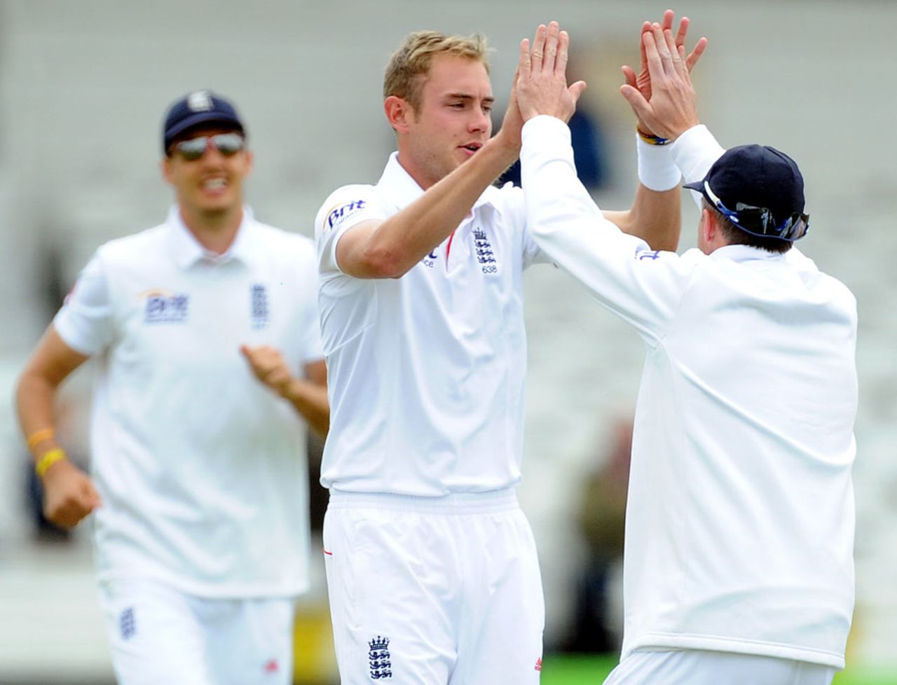 Stuart Broad struck first in New Zealand's second innings, England v New Zealand, 2nd Investec Test, Headingley, 4th day, May 27, 2013