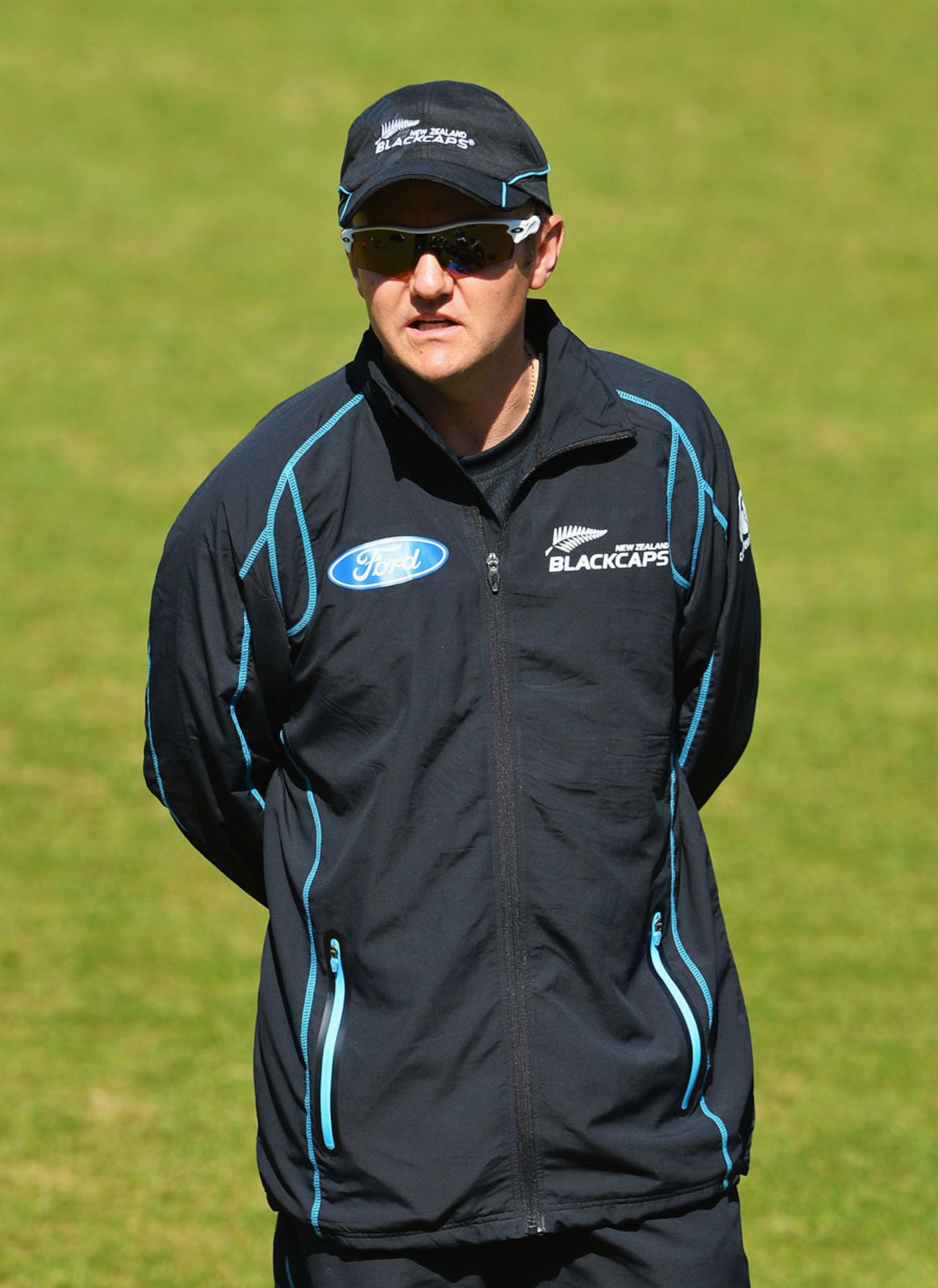 New Zealand coach Mike Hesson oversees practise, Southampton, June, 1, 2013
