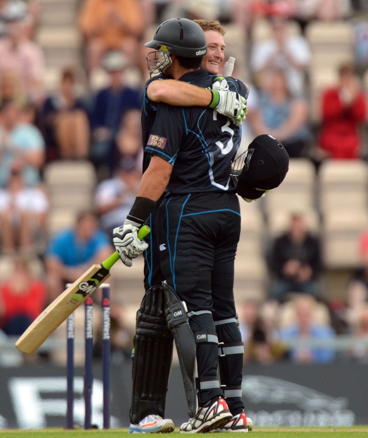 Martin Guptill was involved in another big partnership with Ross Taylor, England v New Zealand, 2nd ODI, Ageas Bowl, June 2, 2013