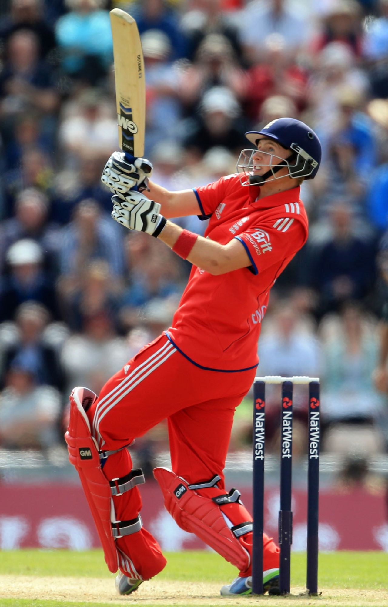 Joe Root rocks back to pull one to the boundary, England v New Zealand, 2nd ODI, Ageas Bowl, June 2, 2013