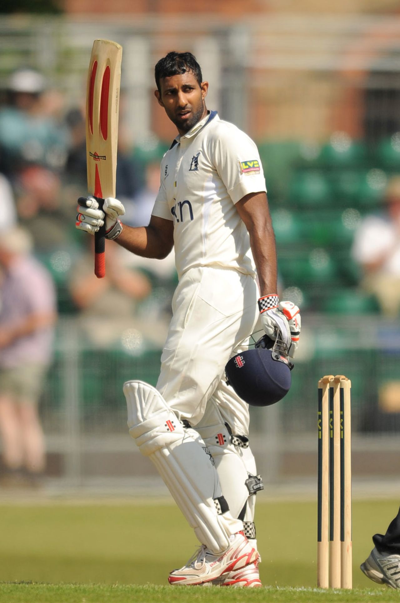 Varun Chopra made his second Championship hundred of the season, Surrey v Warwickshire, County Championship, Division One, Guildford, 1st day, June 5, 2013