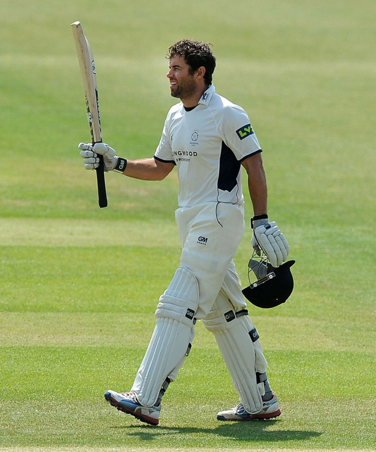 Neil McKenzie made a hundred in his first appearance of the season, Hampshire v Kent, County Championship, Division One, Ageas Bowl, 2nd day, June 6, 2013