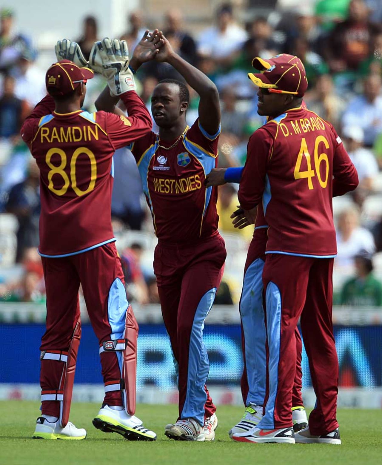 Kemar Roach struck early for West Indies, West Indies v Pakistan, Champions Trophy, Group B, The Oval, June 7, 2013